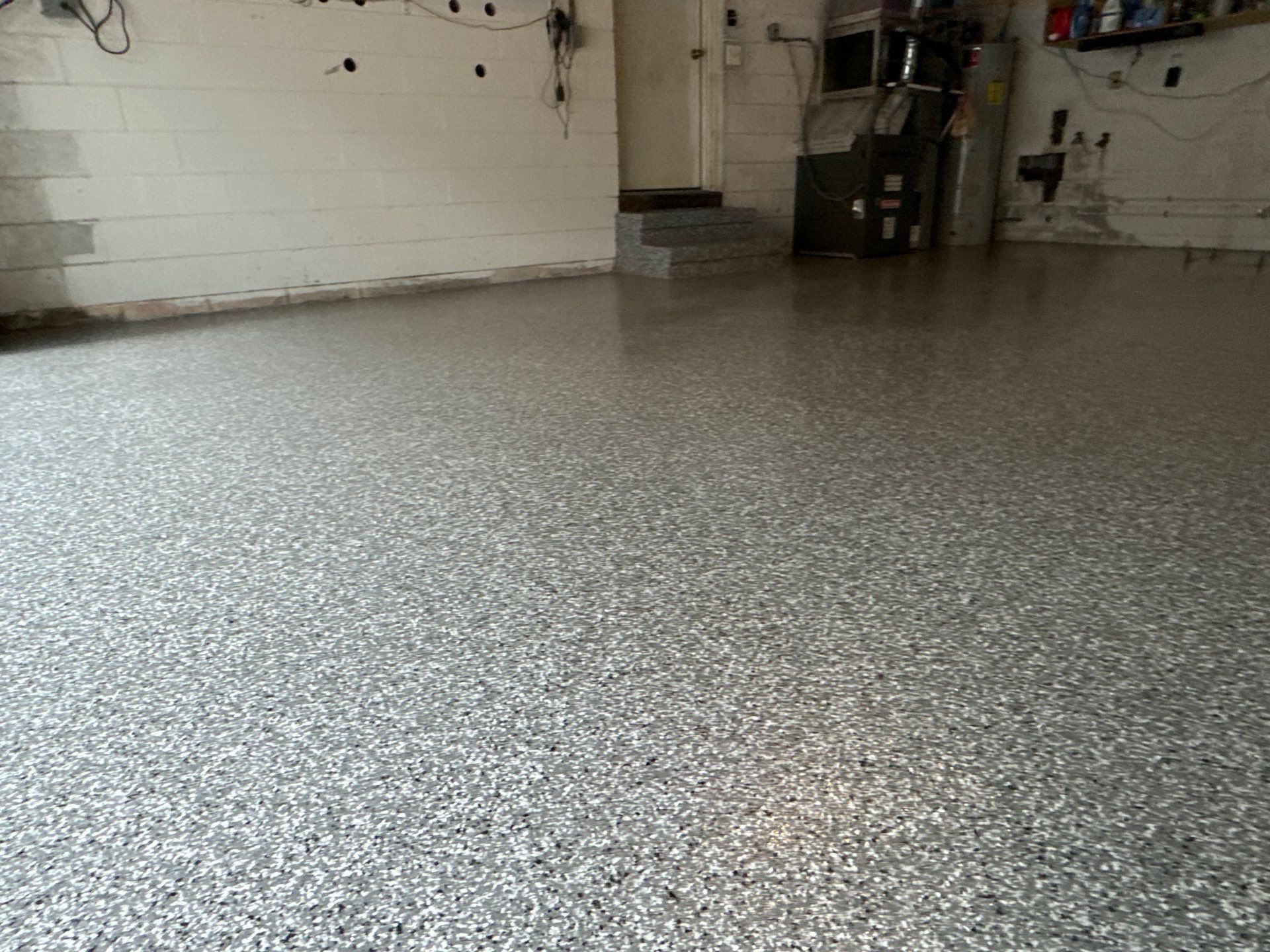 Garage Project in Gainesville, FL in Smoke by Cross Creek Concrete Coatings