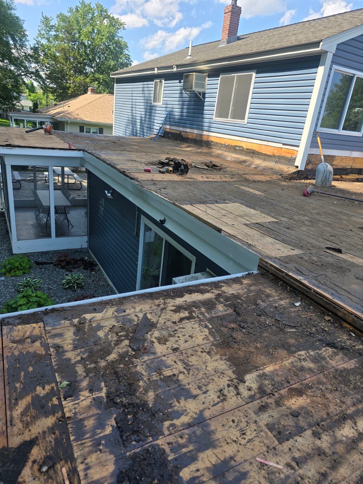 EPDM Flat Roof Installation + Seamless Gutter Upgrade by Mighty Dog Roofing of Greater Middlesex County