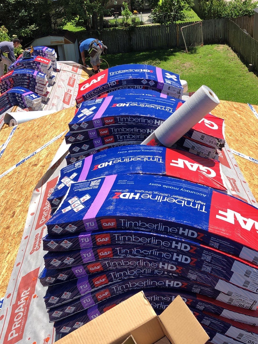 Residential Roofing Installation using Roof Replacement by American Roofing & Construction LLC