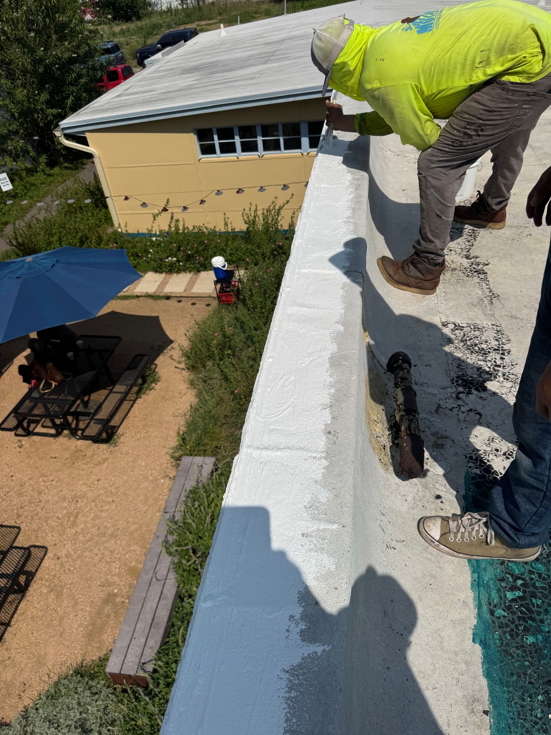 Commercial Flat Roof Coating and Restoration in Austin by RoofsOnly.com