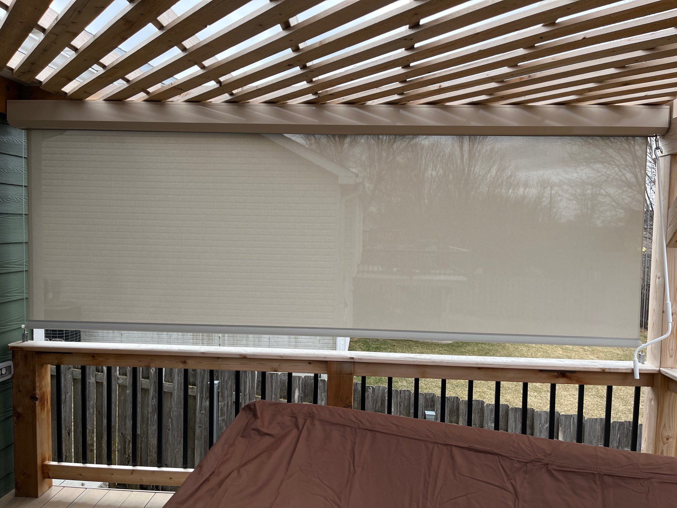 Residential Window Coverings using Exterior Screen Shades by Insolroll by Custom Blinds & Design
