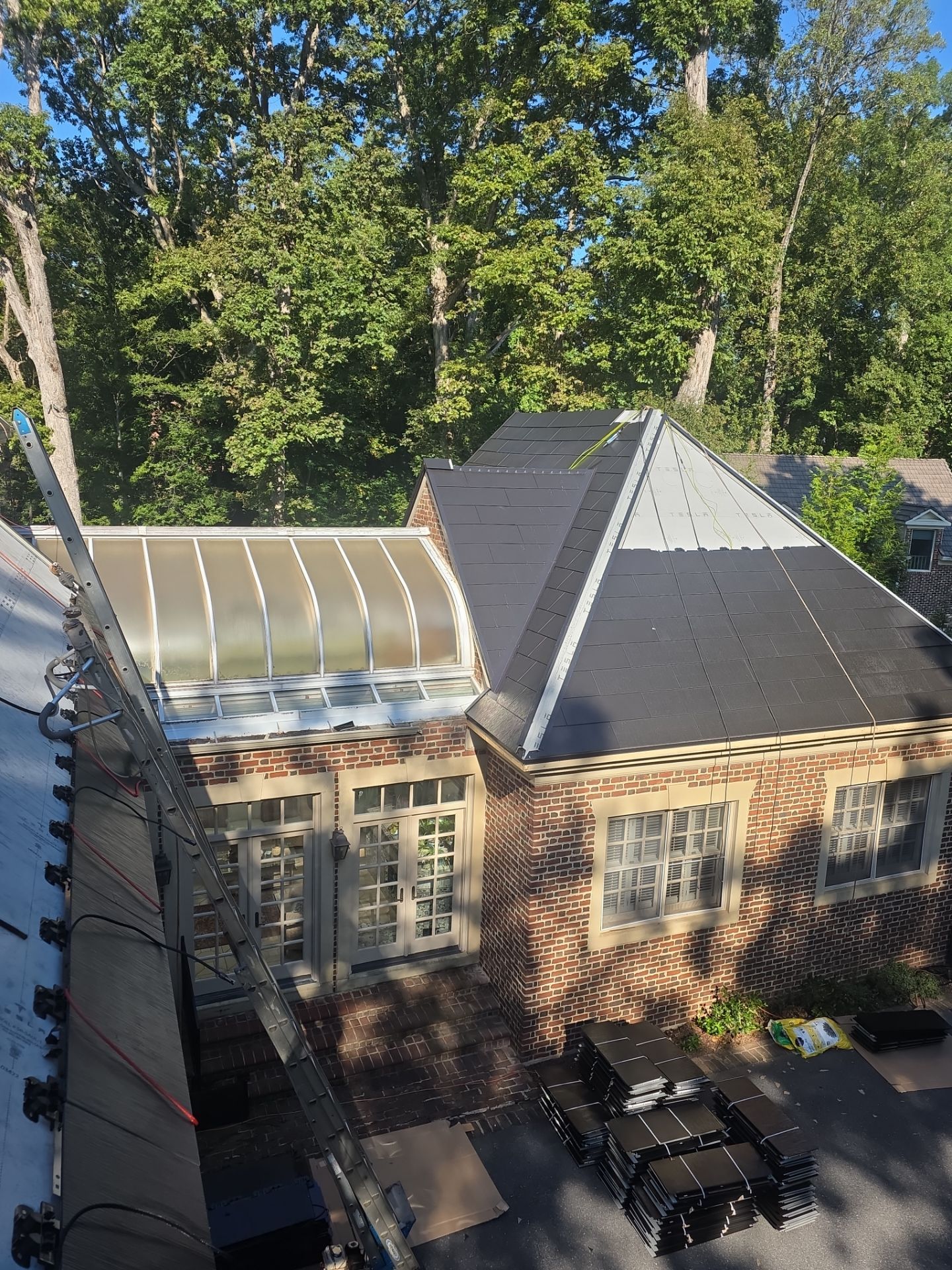 Extravagant Tesla Solar Roof in Maryland by American Home Contractors