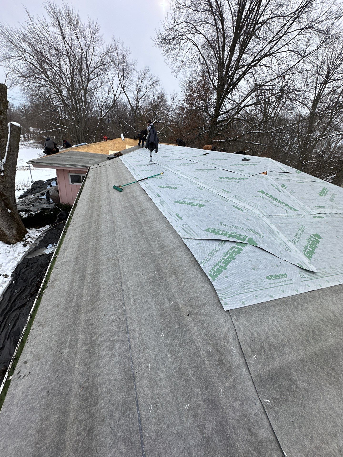Residential Roofing Installation using Malarkey Roofing by Perfect Exteriors Inc. 