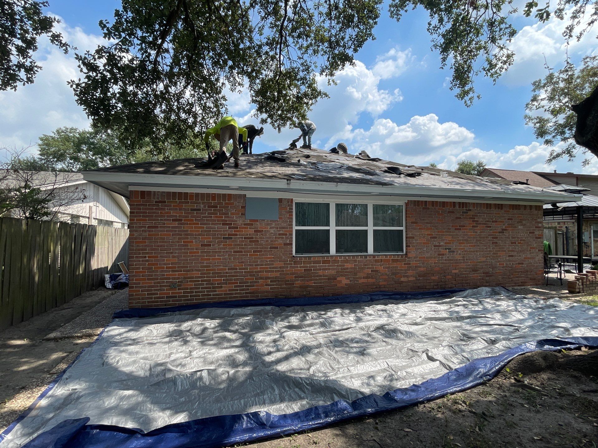 Residential Roofing Installation using Tamko Heritage® Series Rustic Black by CAP Roofing and Construction LLC