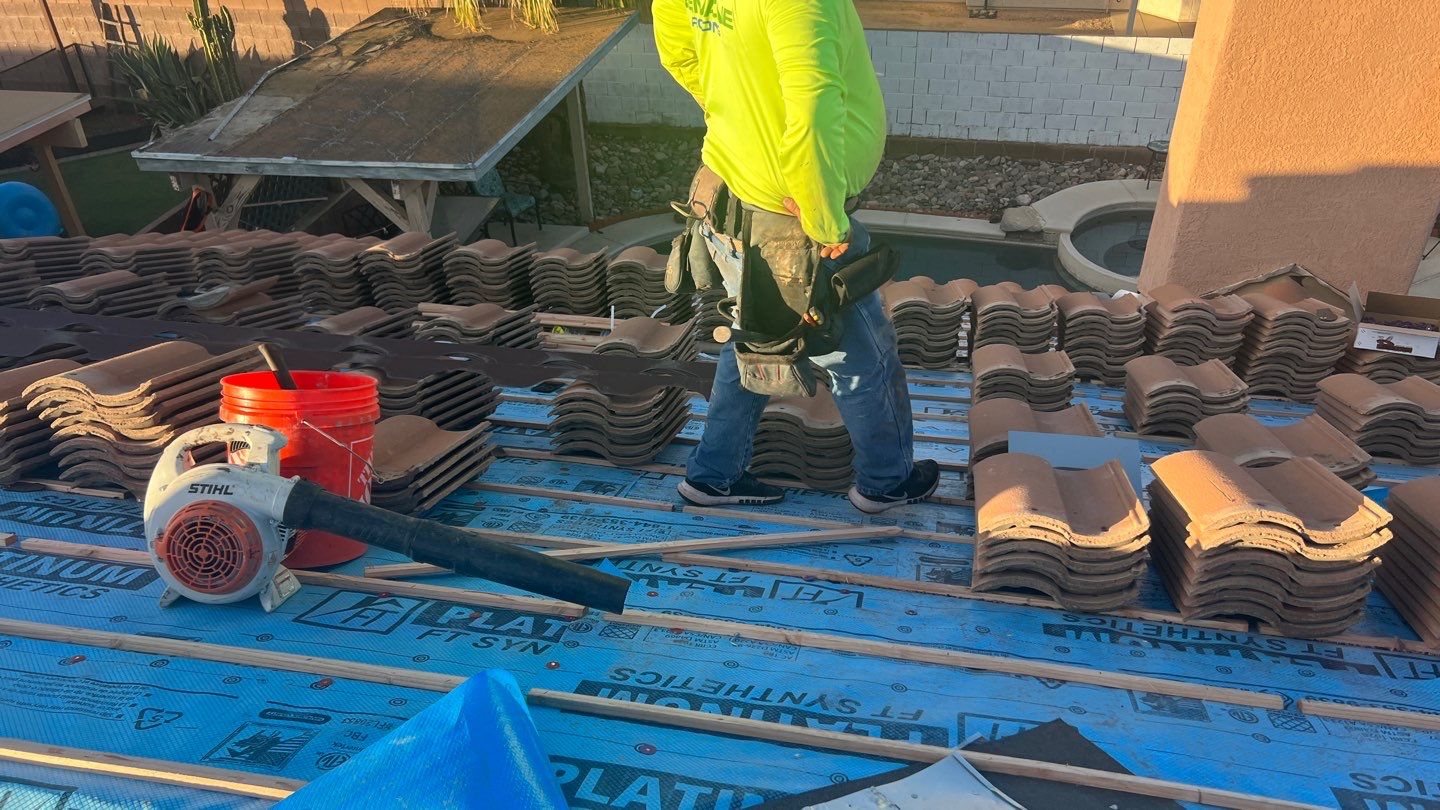 Sunset Tan Concrete Tile by Reimagine Roofing