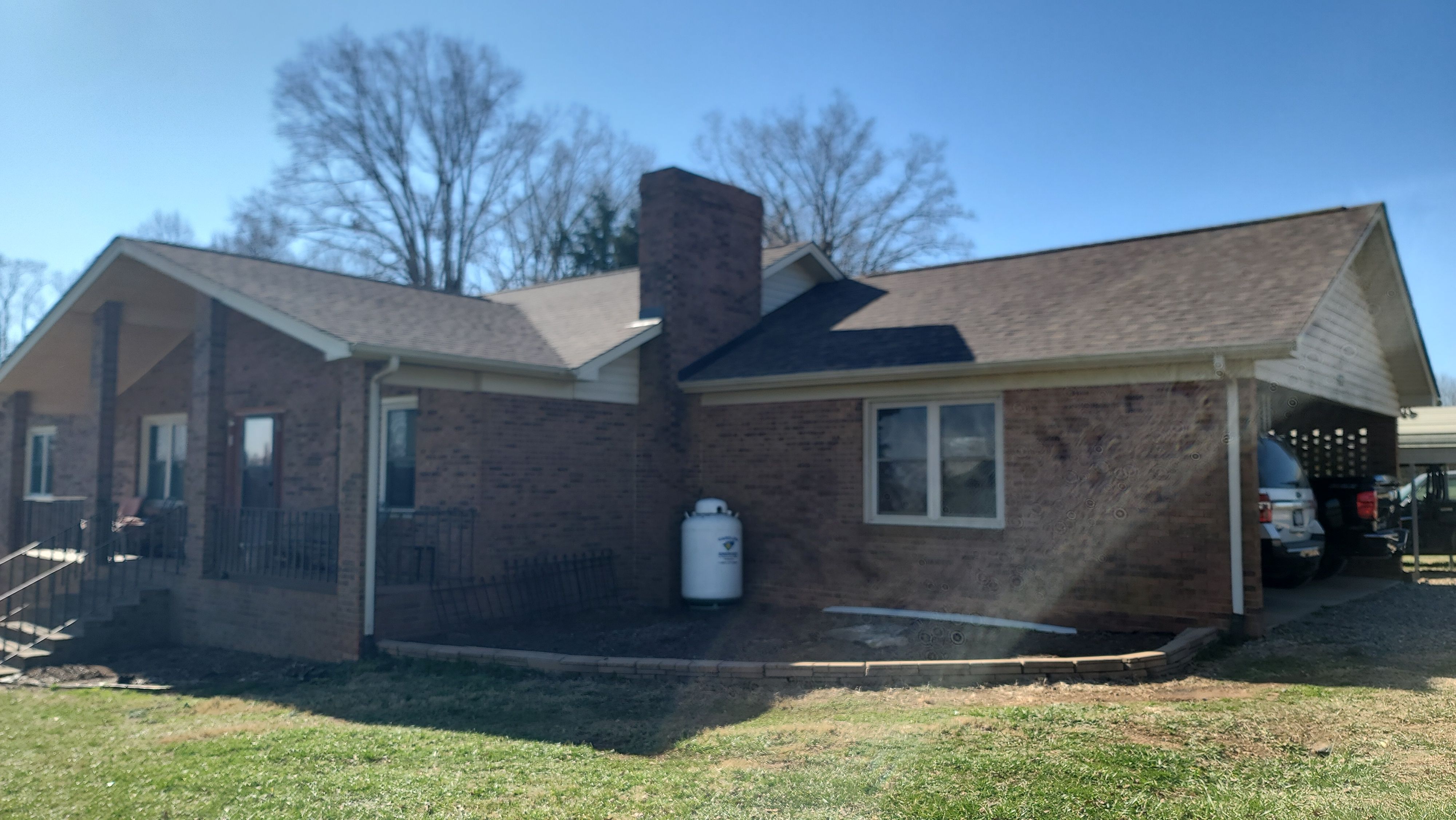 Farm roof job by BROCK BUILDERS 