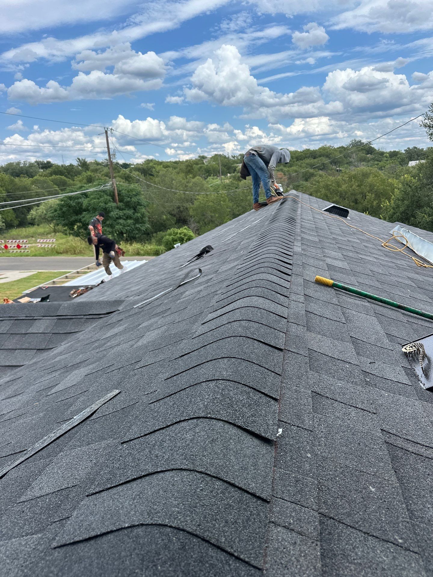 Residential Roofing Installation using Owens Corning Oakridge Onyx Black by DeZign Roofing & Exteriors