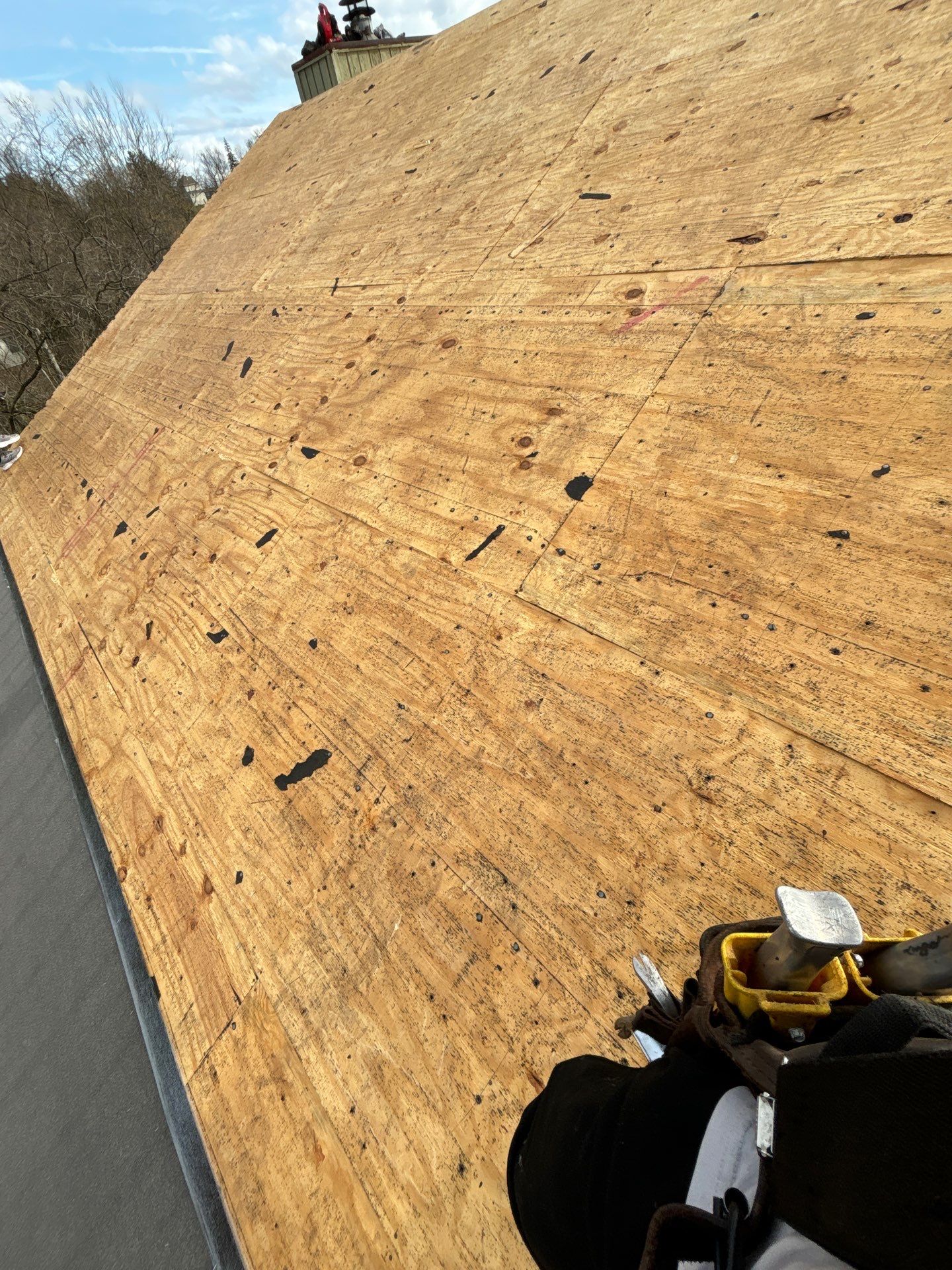 Residential Roofing Installation using GAF Timberline HDZ Pewter Gray by Rainstoppers Roofing