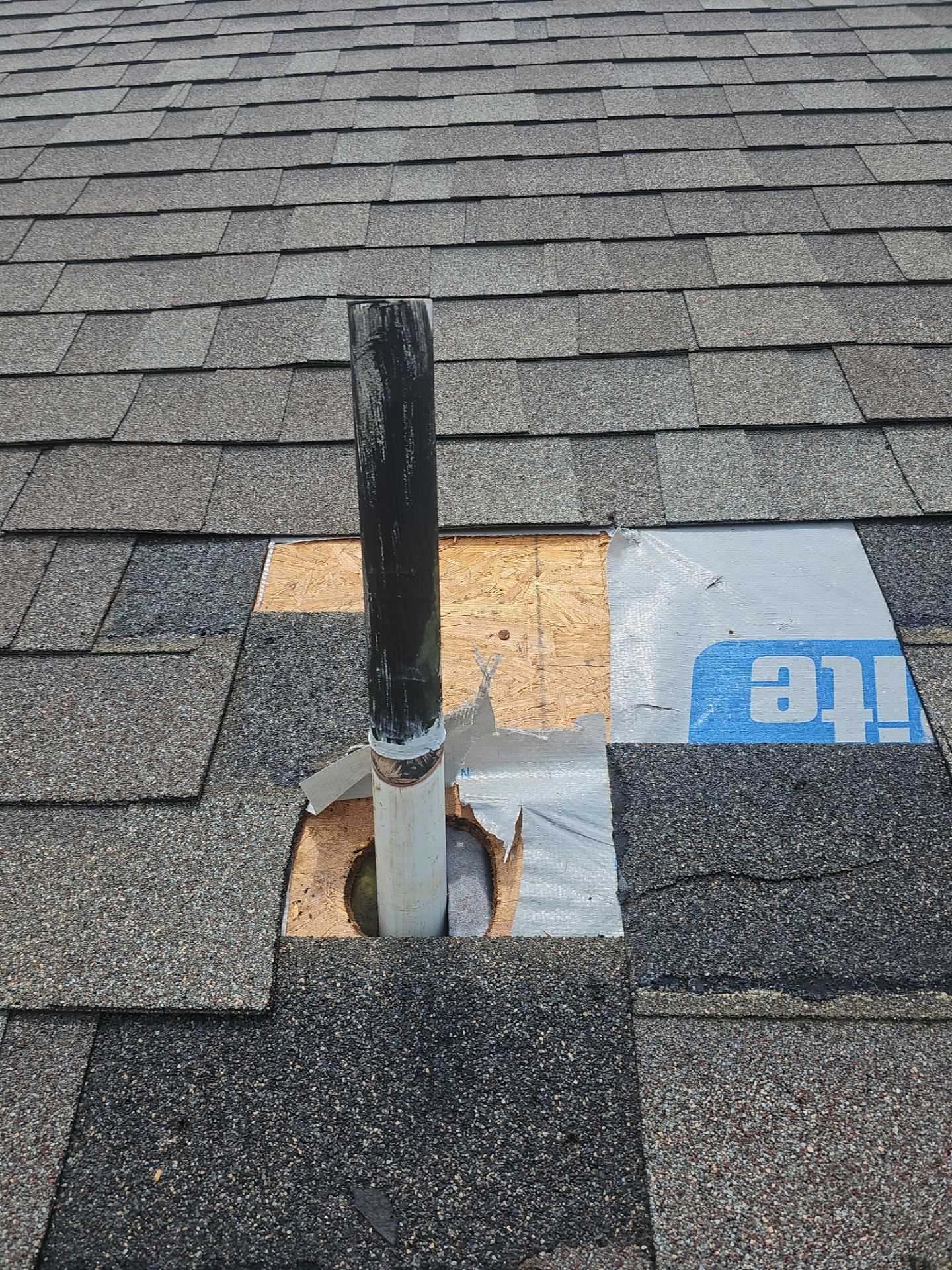 Hail Damage using Owen's Corning Duration (Lifetime) Shingles by Roof Repair Company