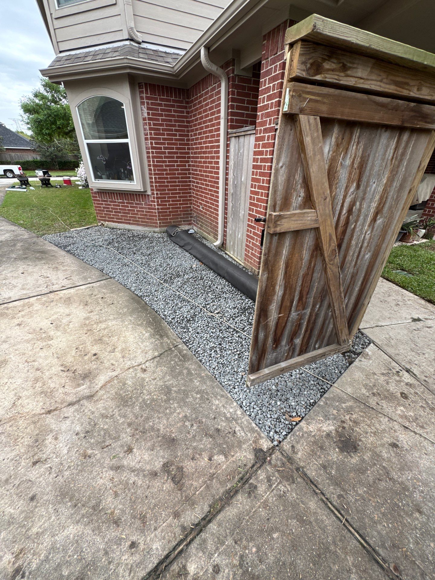 🌟 Steven’s Garage & Backyard Drainage Makeover by Texas Urban Elements