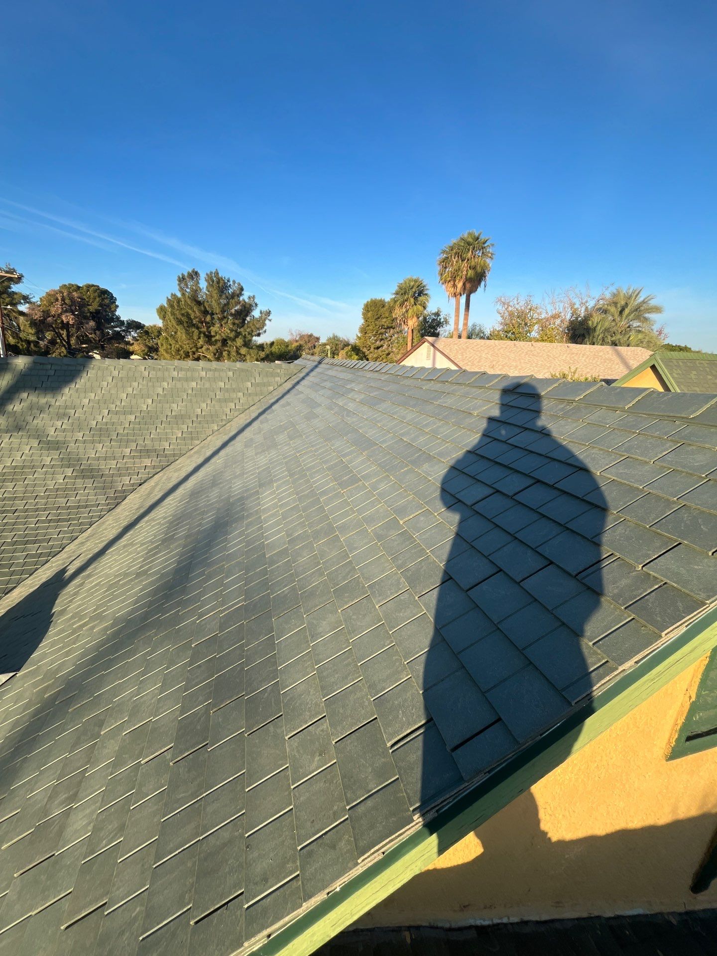 Slate Grey Enviroshake Tile by Reimagine Roofing
