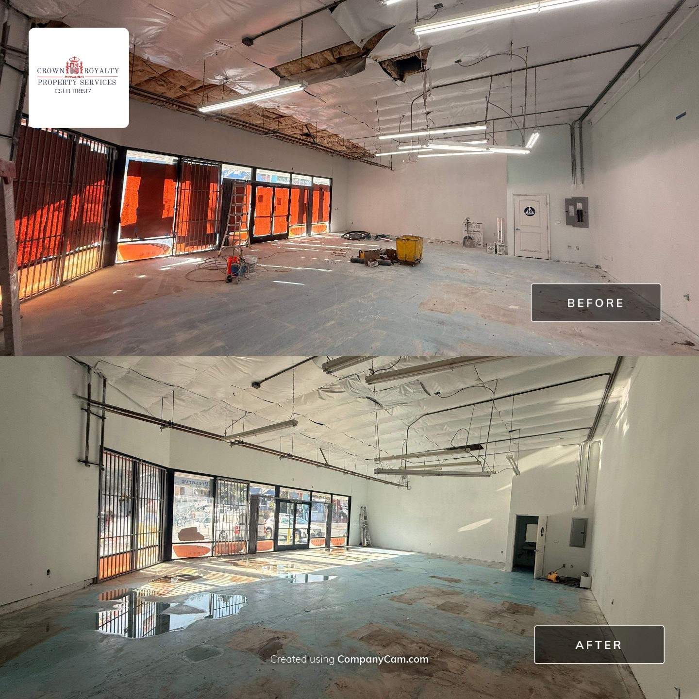 Before and After - ICSC by Crown Royalty Property Services 