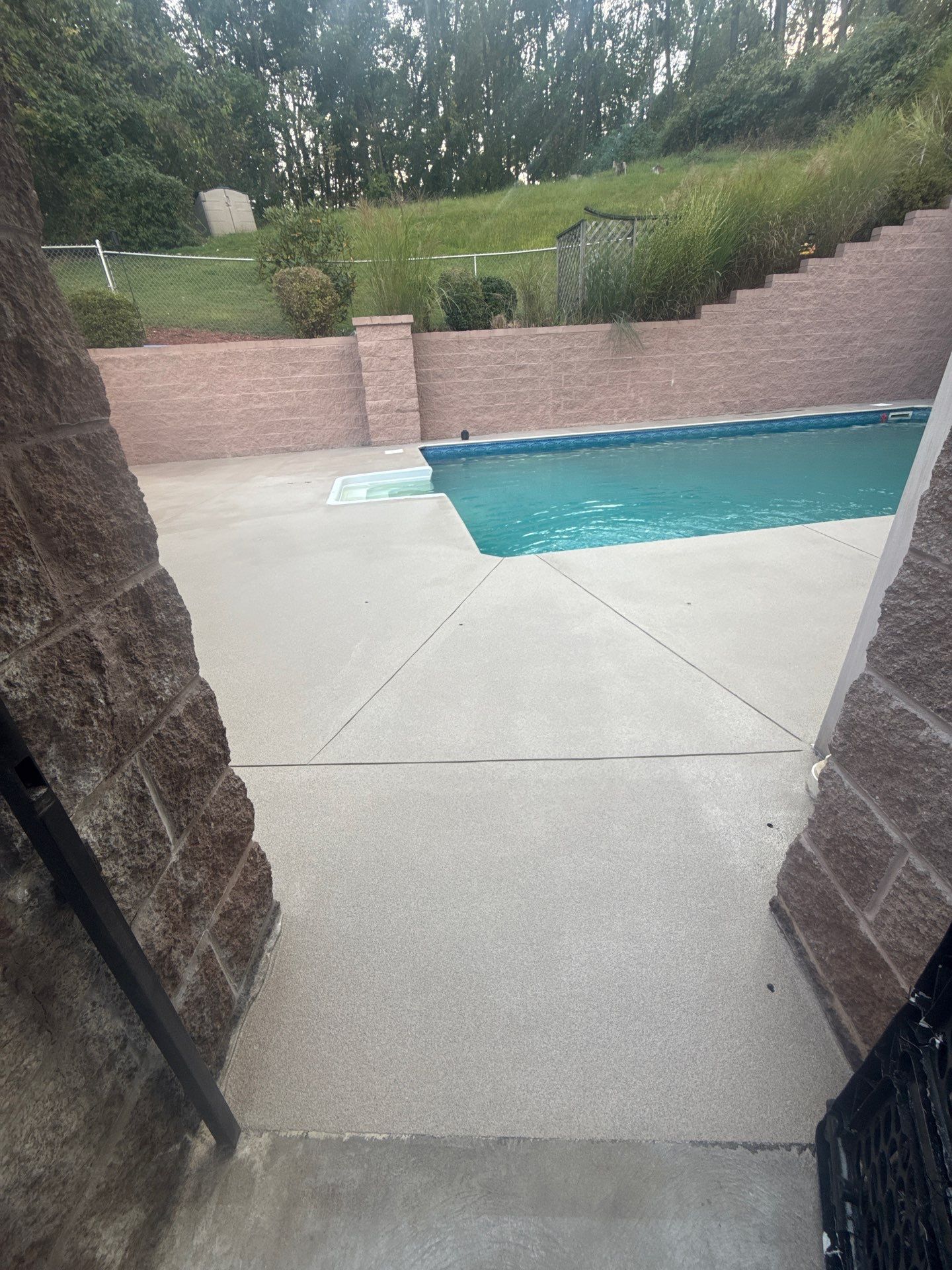 Oxford Pool Deck Project in McKees Rocks by Floors in a Day, Inc