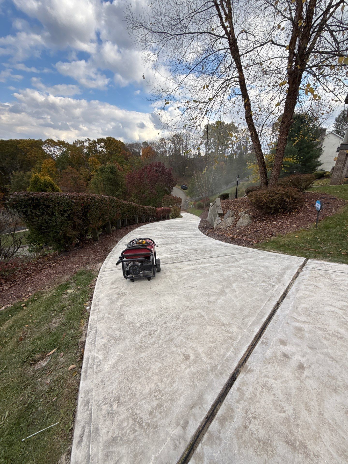Steep Driveway Project in Sarver by Floors in a Day, Inc