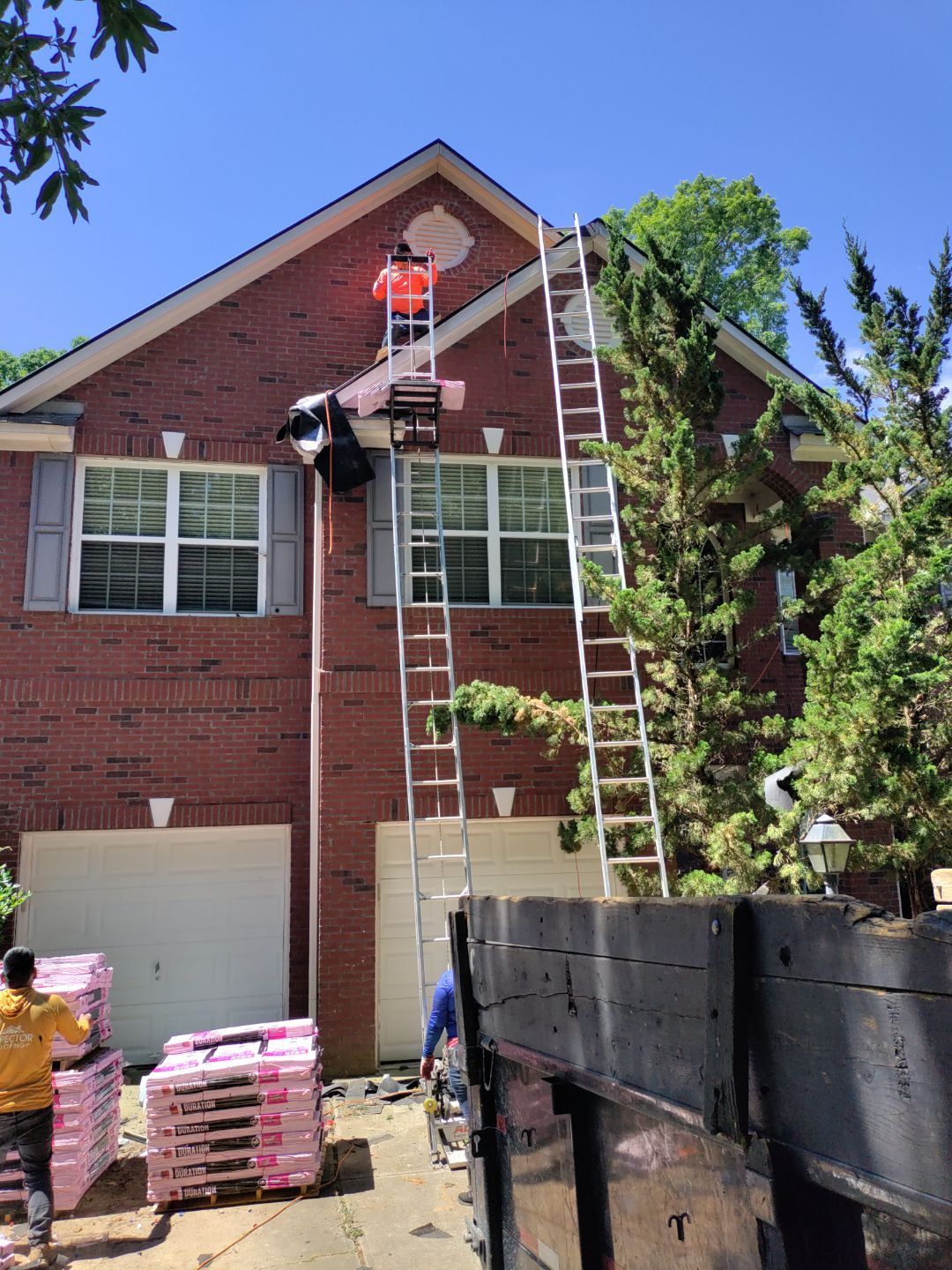 Residential Roof Replacement using Owens Corning Estate Gray by Inspector Roofing and Restoration