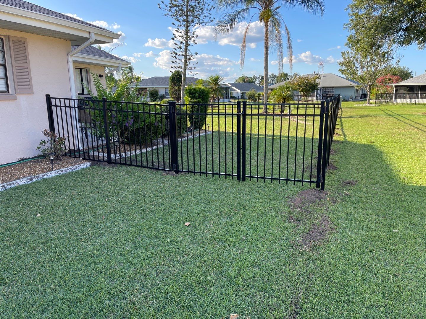 Sun City Center, FL 4ft. Tall 3-Rail Flat Top Aluminum Fence by Asap fence and gates, LLC
