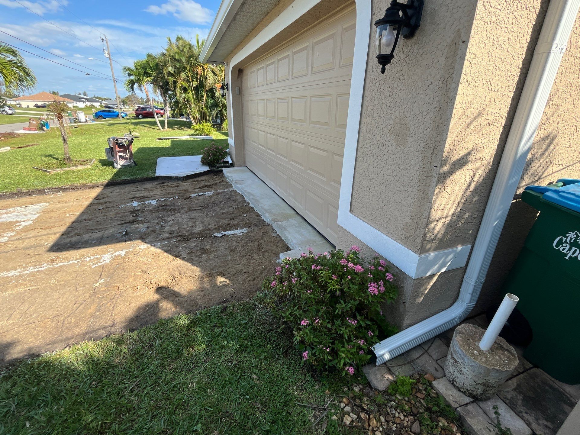 Downspout Extensions for Cape Coral Homes  by Gutter Professors