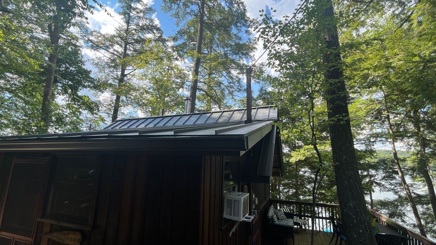 Standing Seam Metal Roof using Aluminum 032GA by CMNG LLC