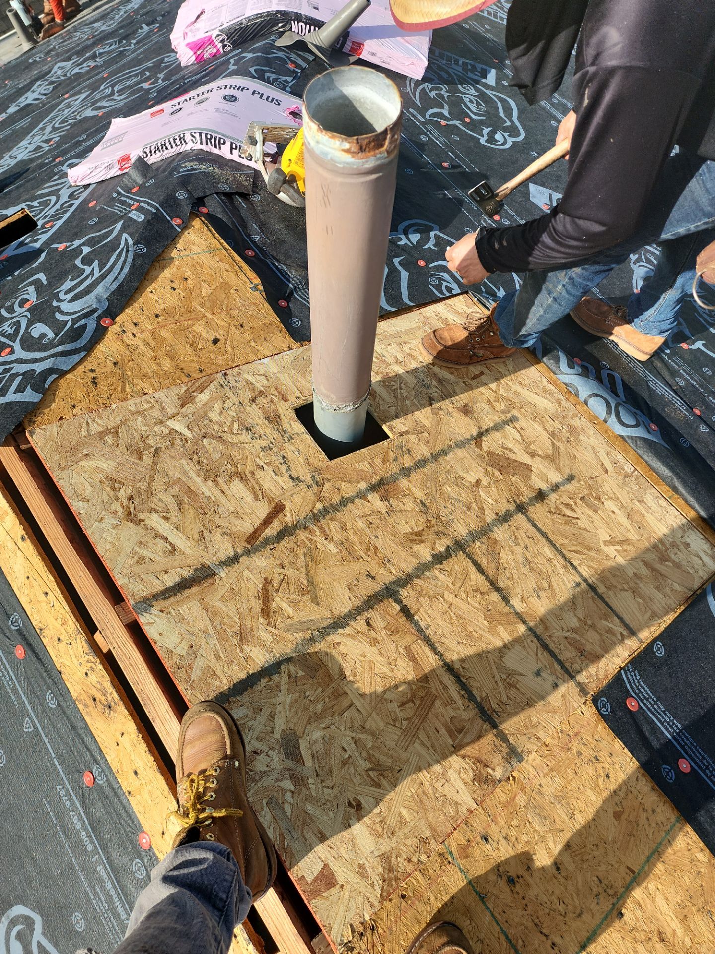 Residential Roofing Installation using Owen's Corning Duration (Lifetime) Shingles by Roof Repair Company