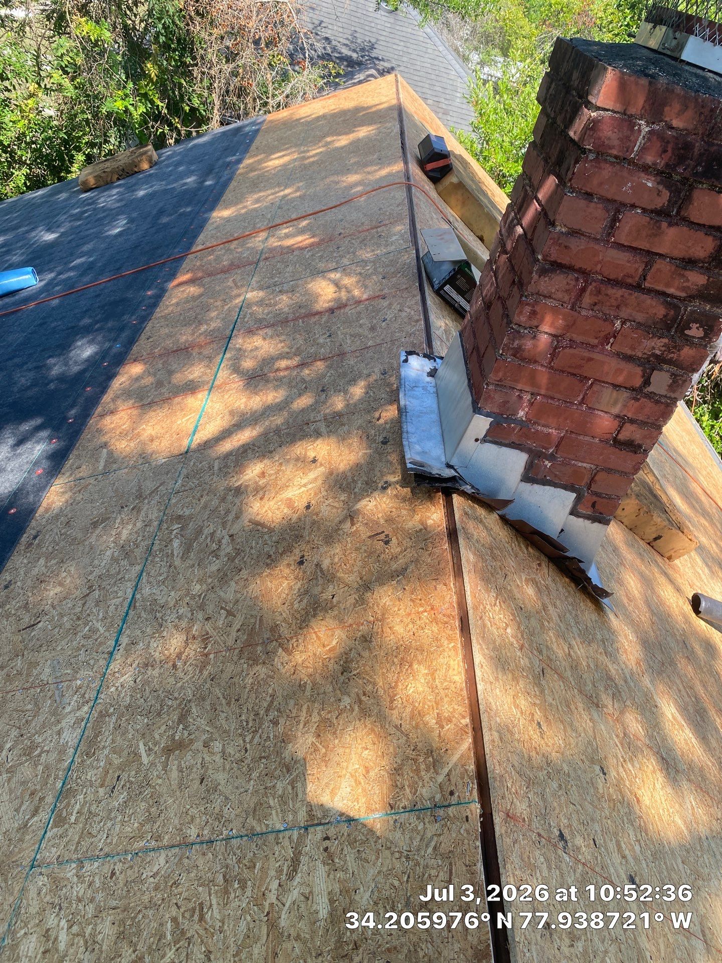 Roof Replacement Using CertainTeed Landmark Pro Shingles in Wilmington NC by RGR Construction and Roofing, LLC