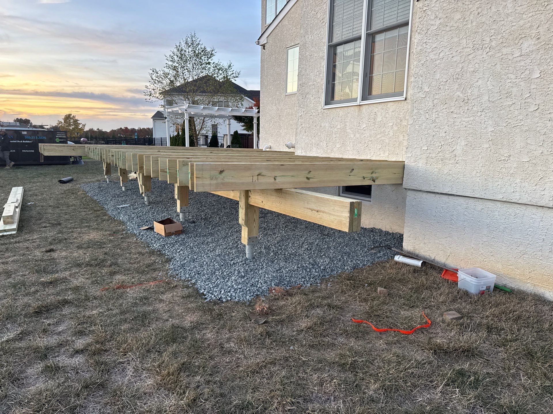 New Deck using Deckorators Venture - Color Saltwater by deck guardian