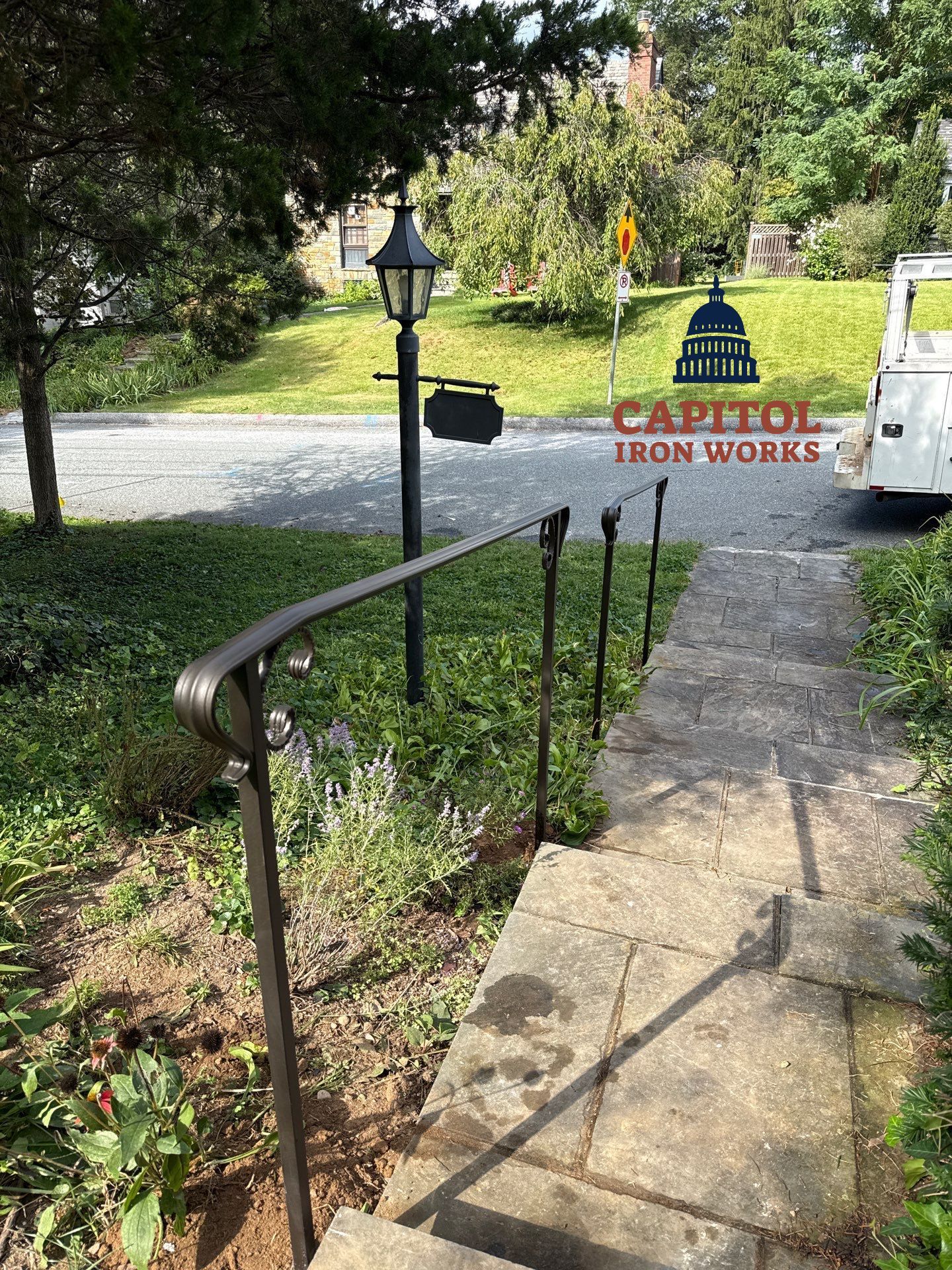 Traditional Ornamental Iron Railings – Silver Spring, MD by Capitol Iron Works