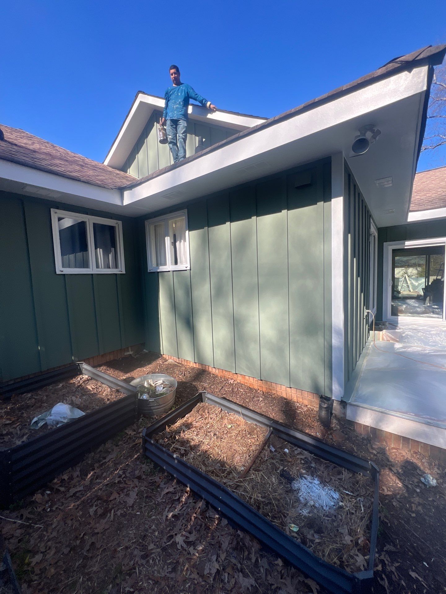 Siding, Gutter, and Replacement with Exterior Painting on 1974 Built Home in Roswell, GA by Nelson Exteriors