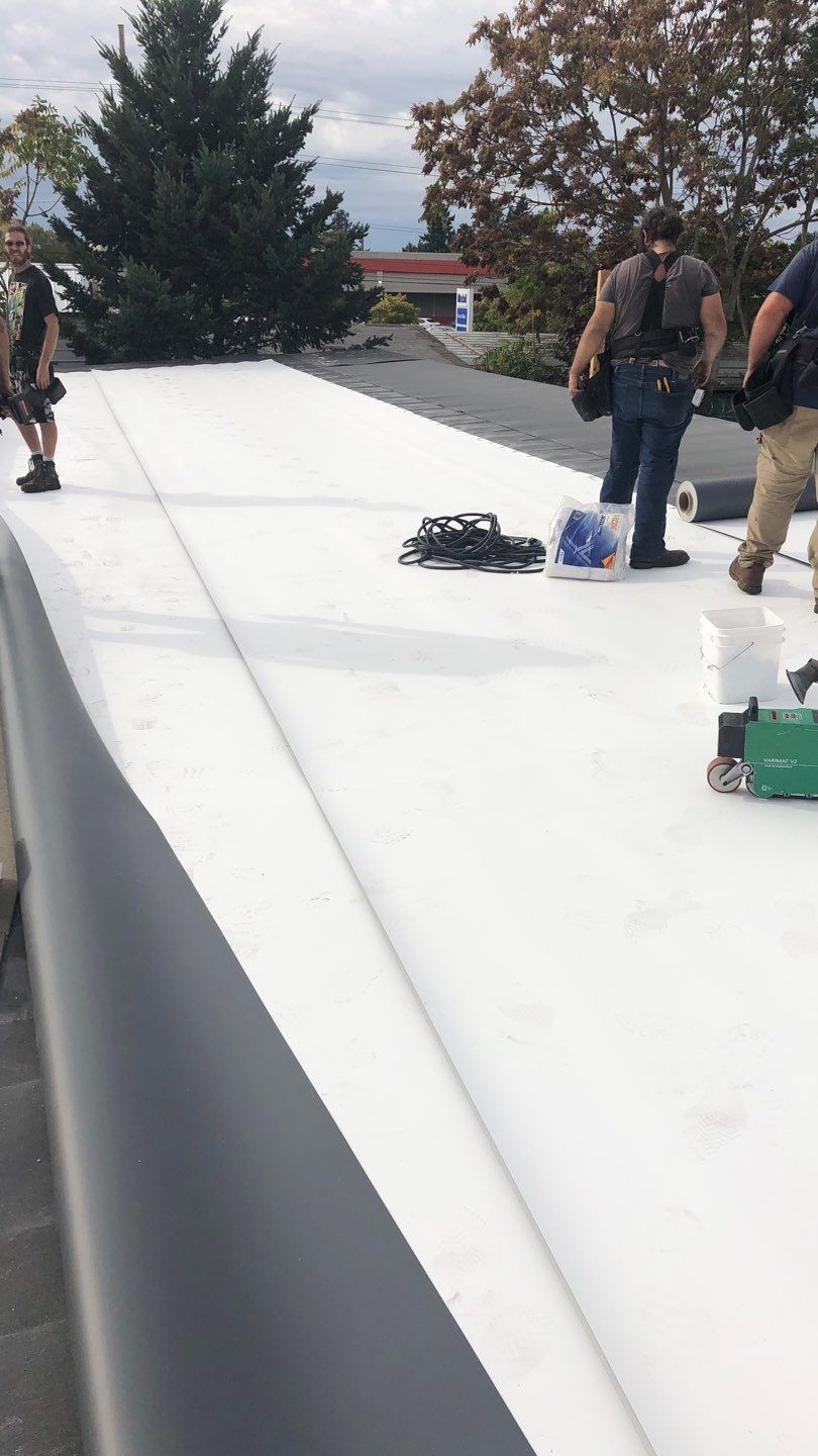 Commercial Roofing Repair using GAF 60Mil TPO  by Orezona Building & Roofing Company, Inc.