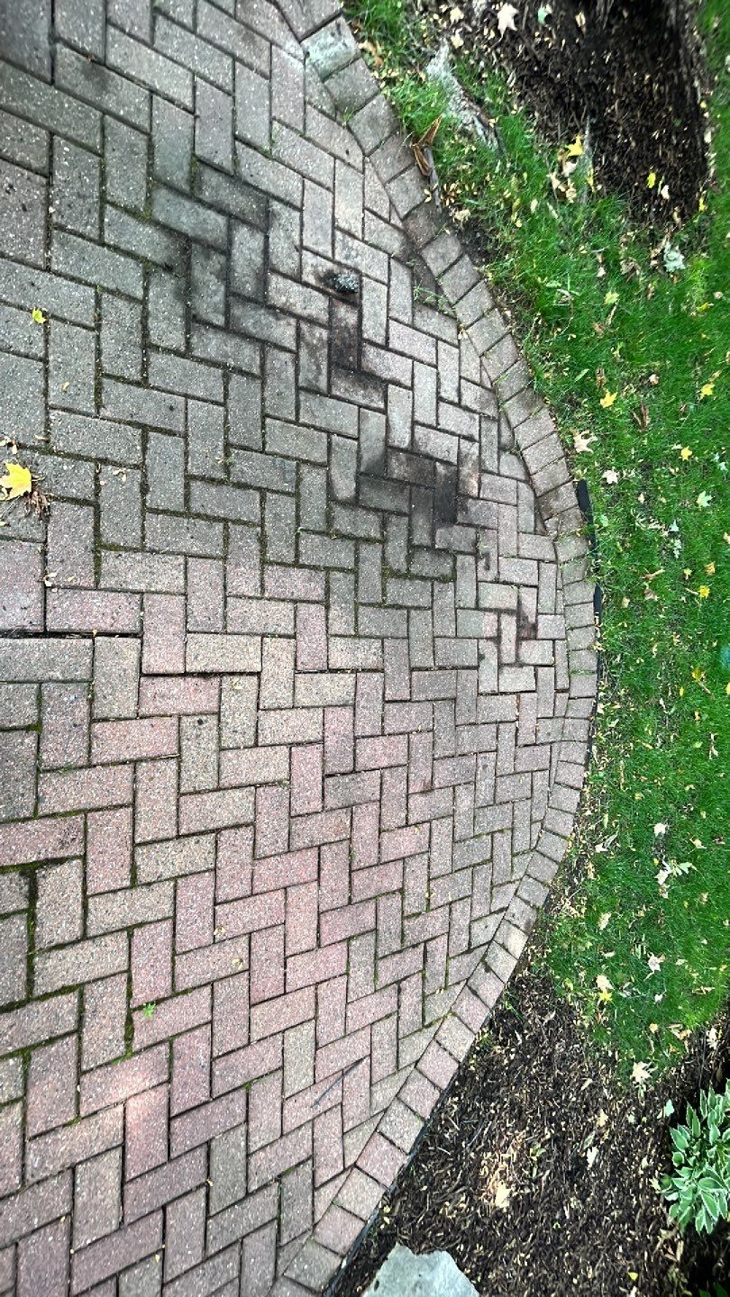 brick paver repair, clean and seal using Surebond SB-1300 by Northern Power Washing LLC.