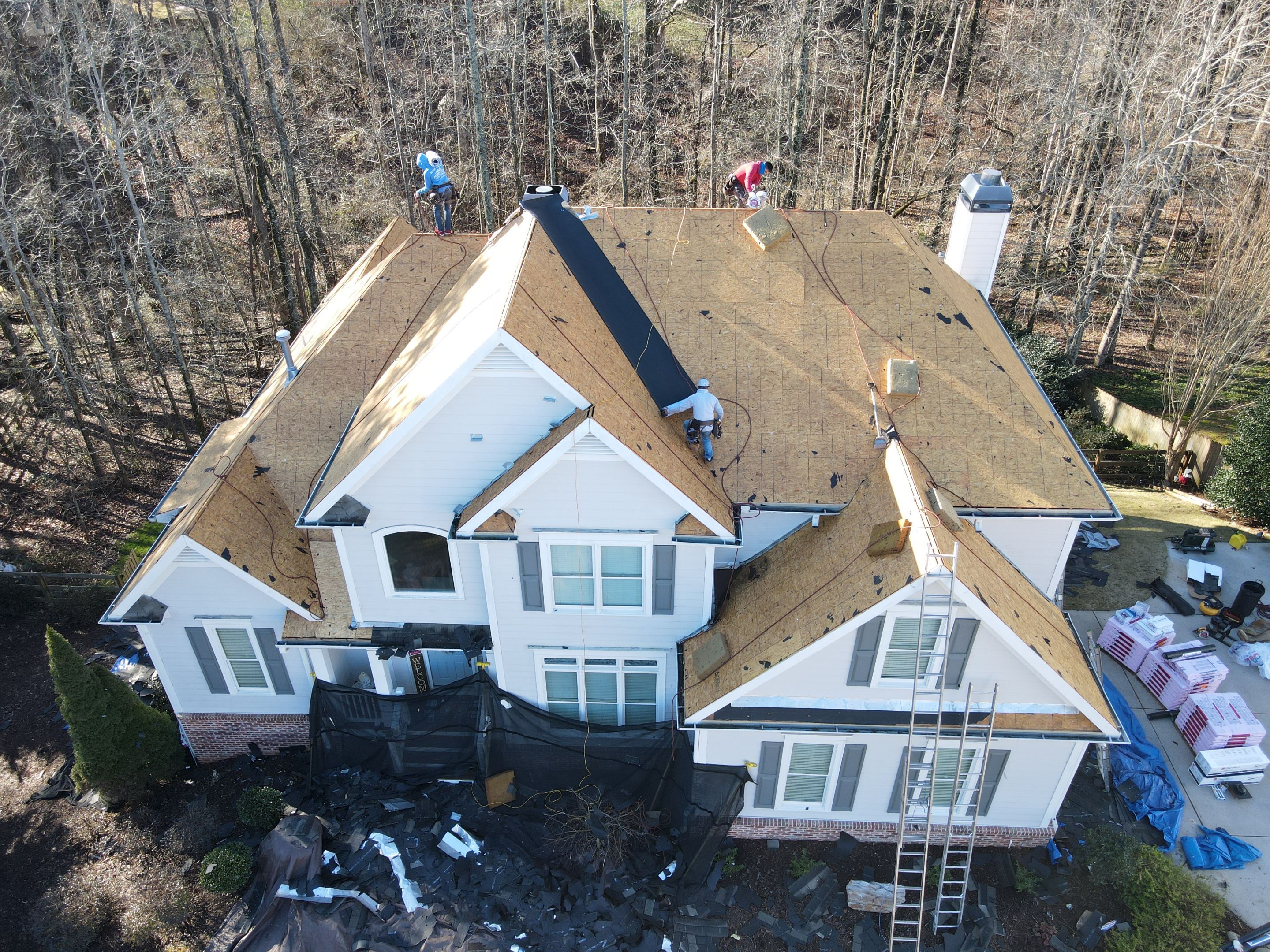 Residential Roofing Installation using Owens Corning by Inspector Roofing and Restoration