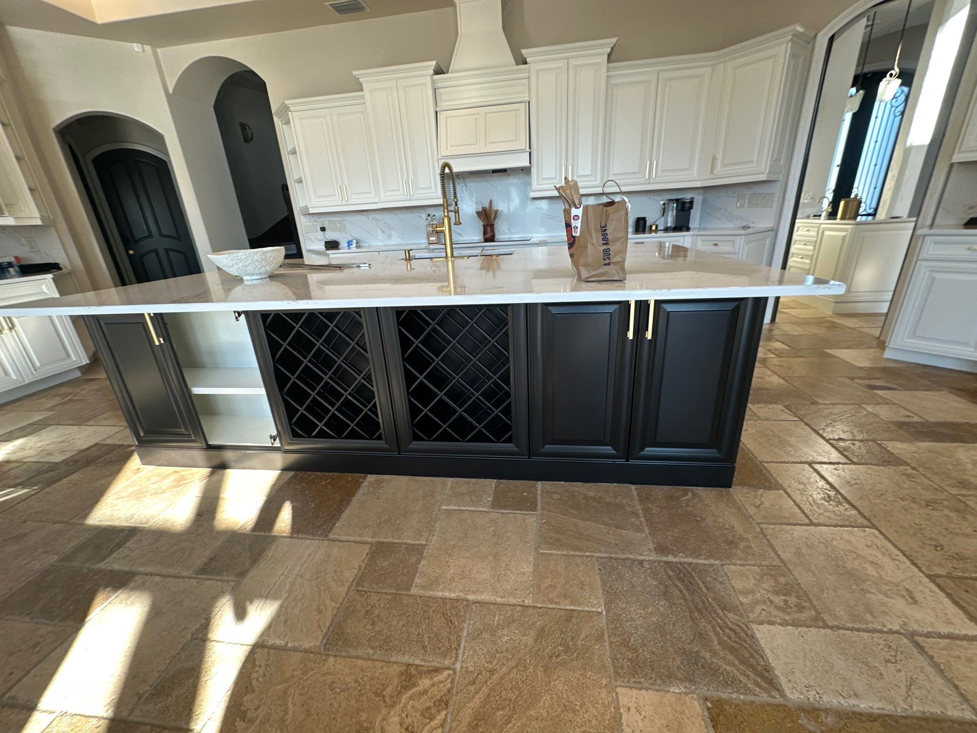 Two Tone Cabinets Repaint by Fresh Coat Painters