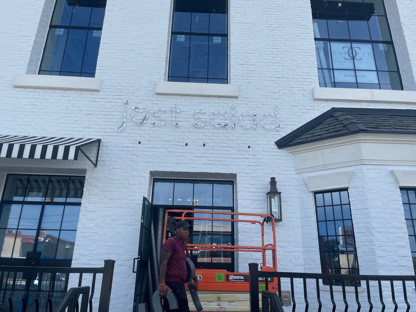 Channel Letters for Just Salad by SignCrafters