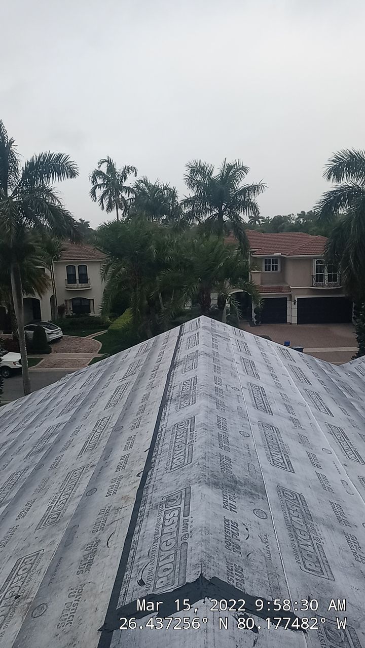 Residential Roofing Installation using Eagle Roofing Tile by BLUES BROTHERS ROOFING