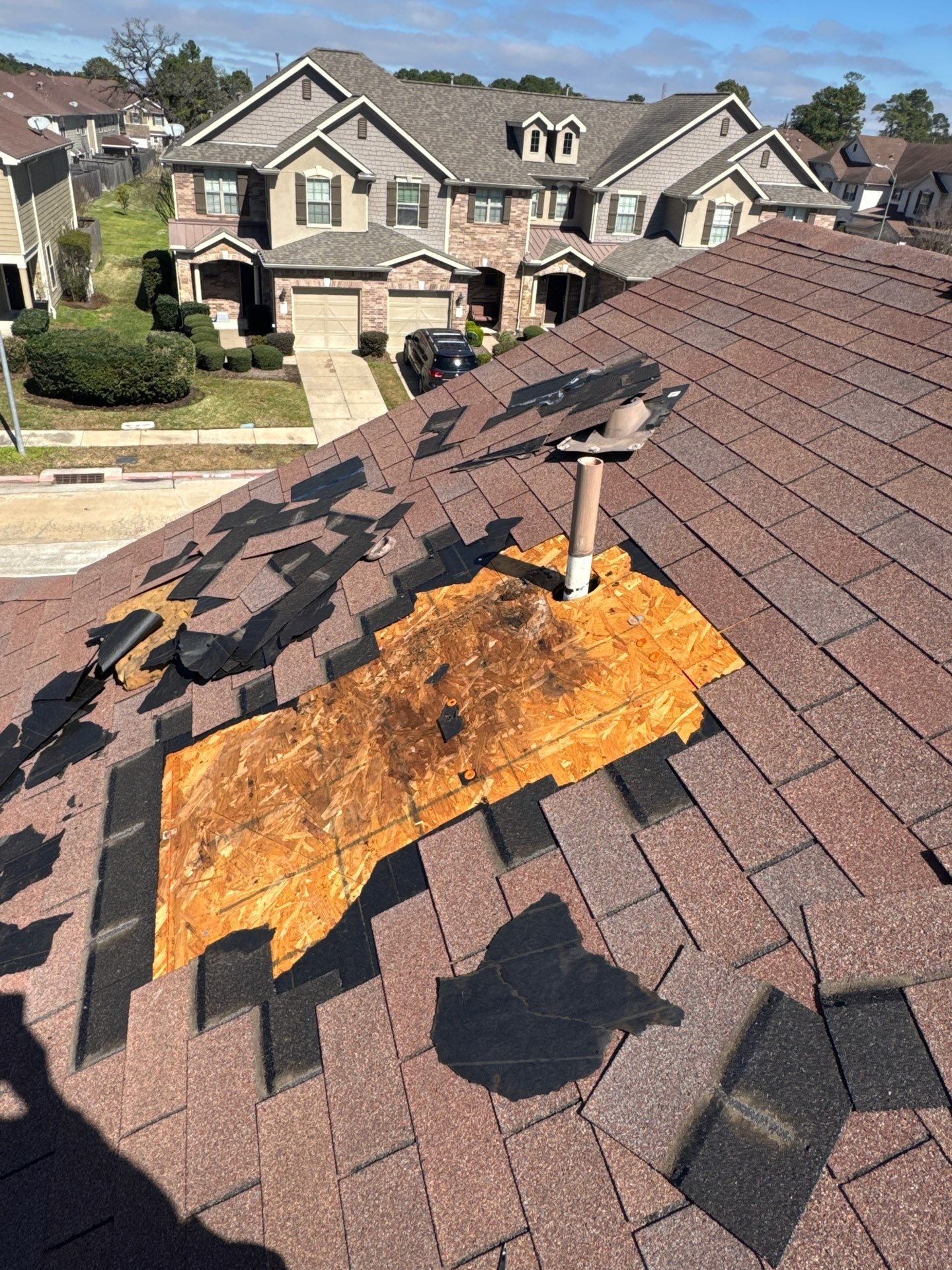 Project in Tomball by Proud Roofing