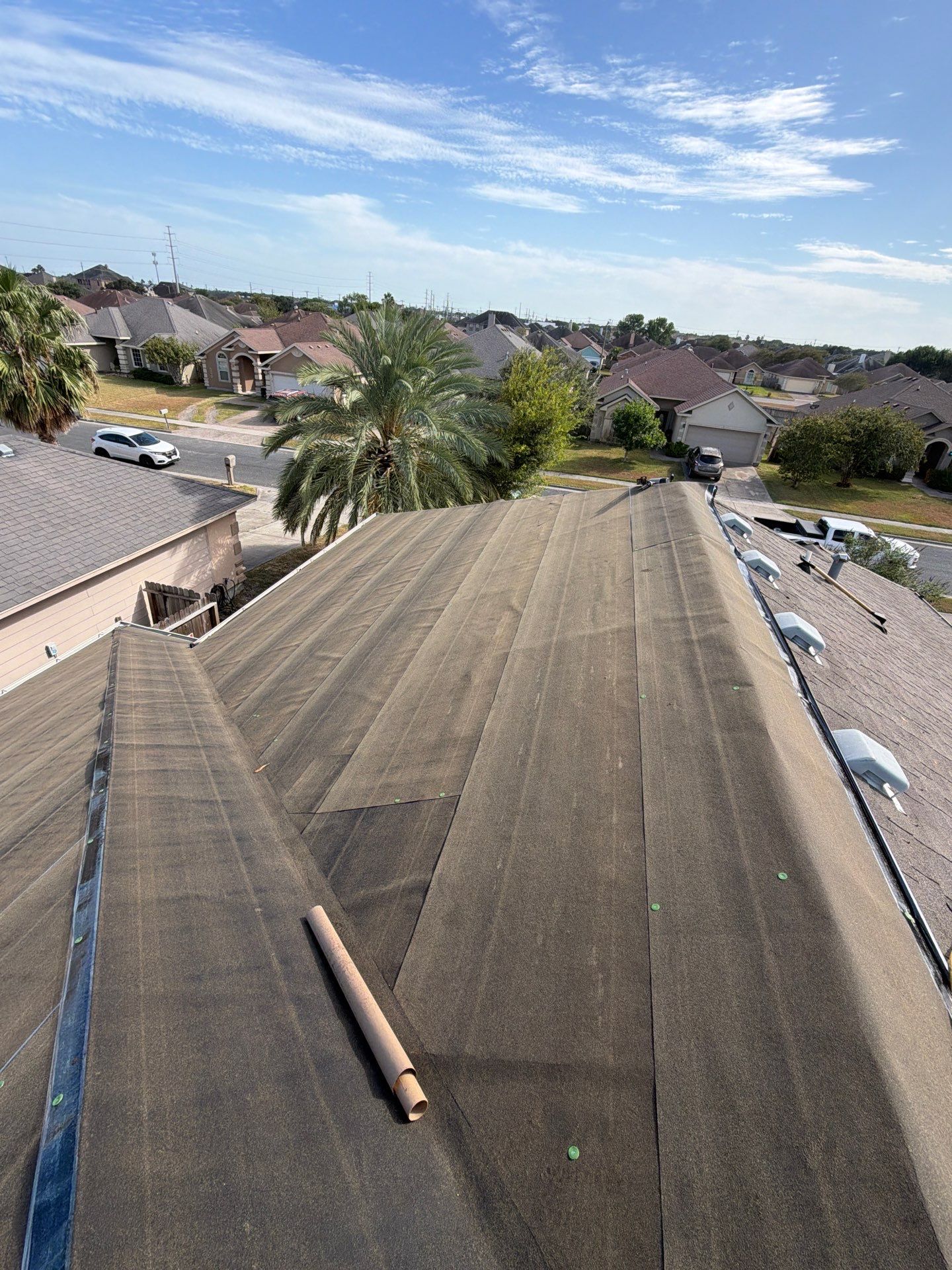 New Roof with better Ventilation  by Bayfront Roofing and Construction
