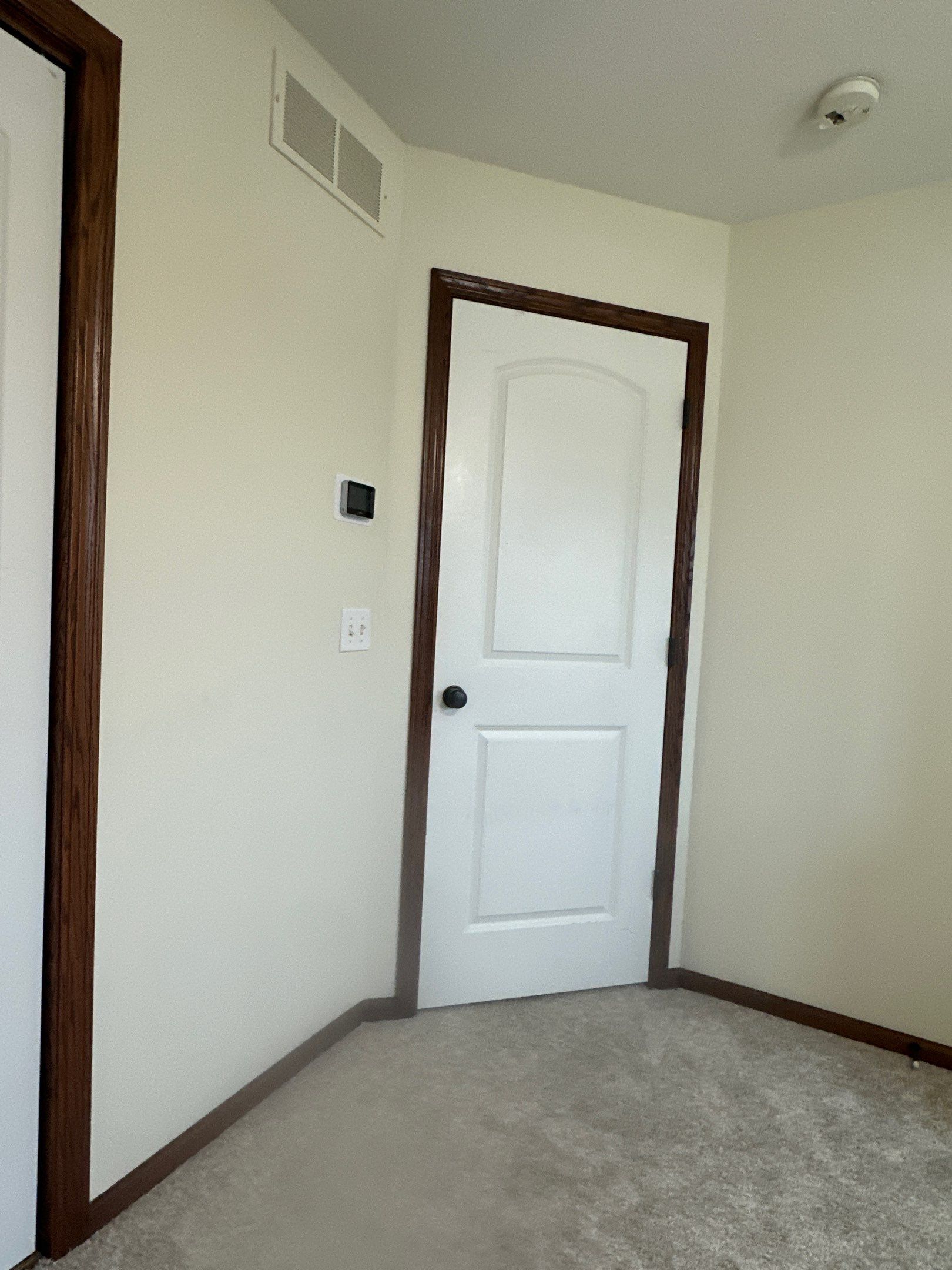 Home Office Remodel Featuring Custom Cabinetry and Dark Wood Trim by CompanyCam Sales Demo