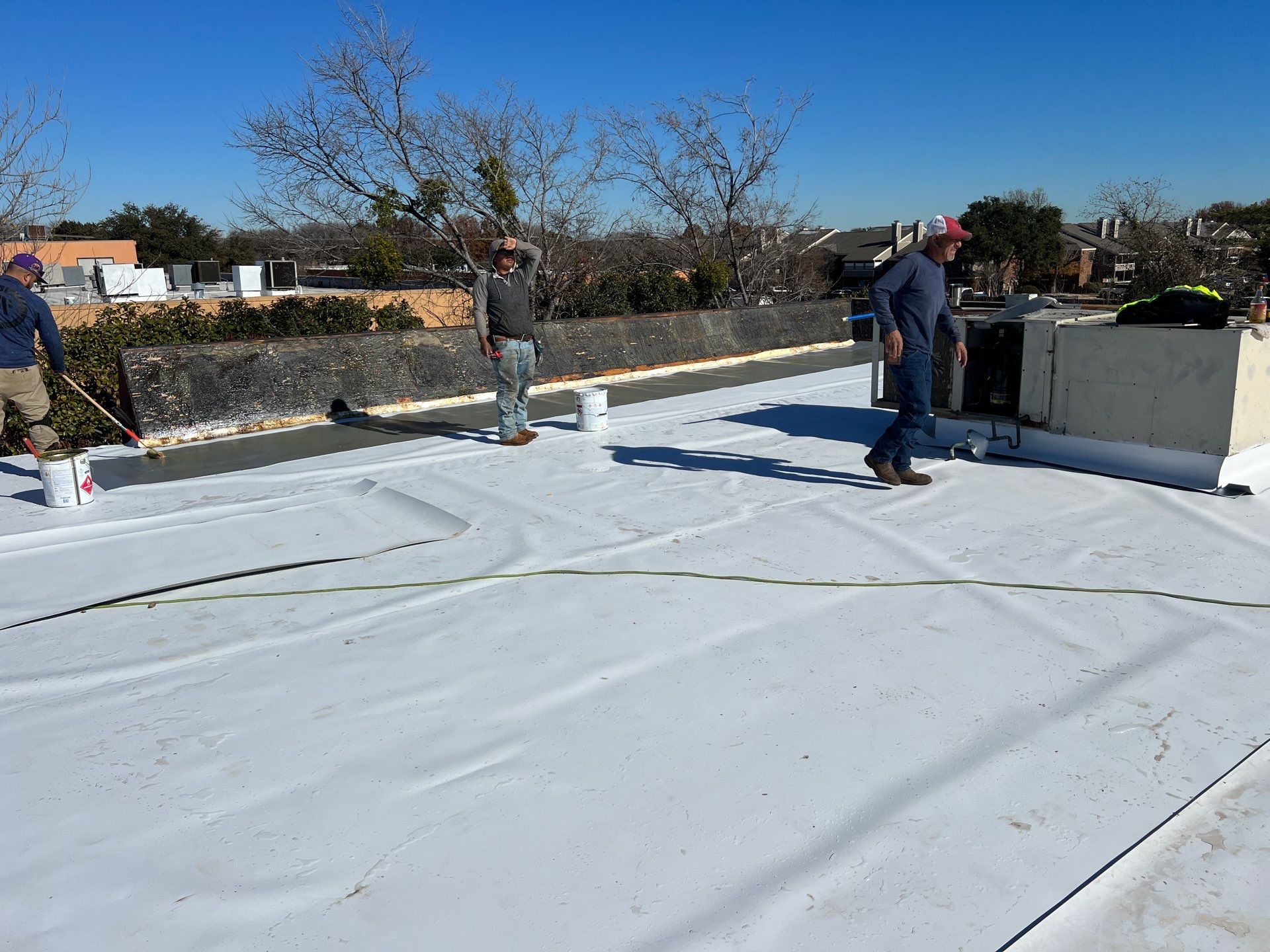Commercial Roofing Installation using GAF Evergaurd TPO 60 Mil by Becker Roofing and Exteriors