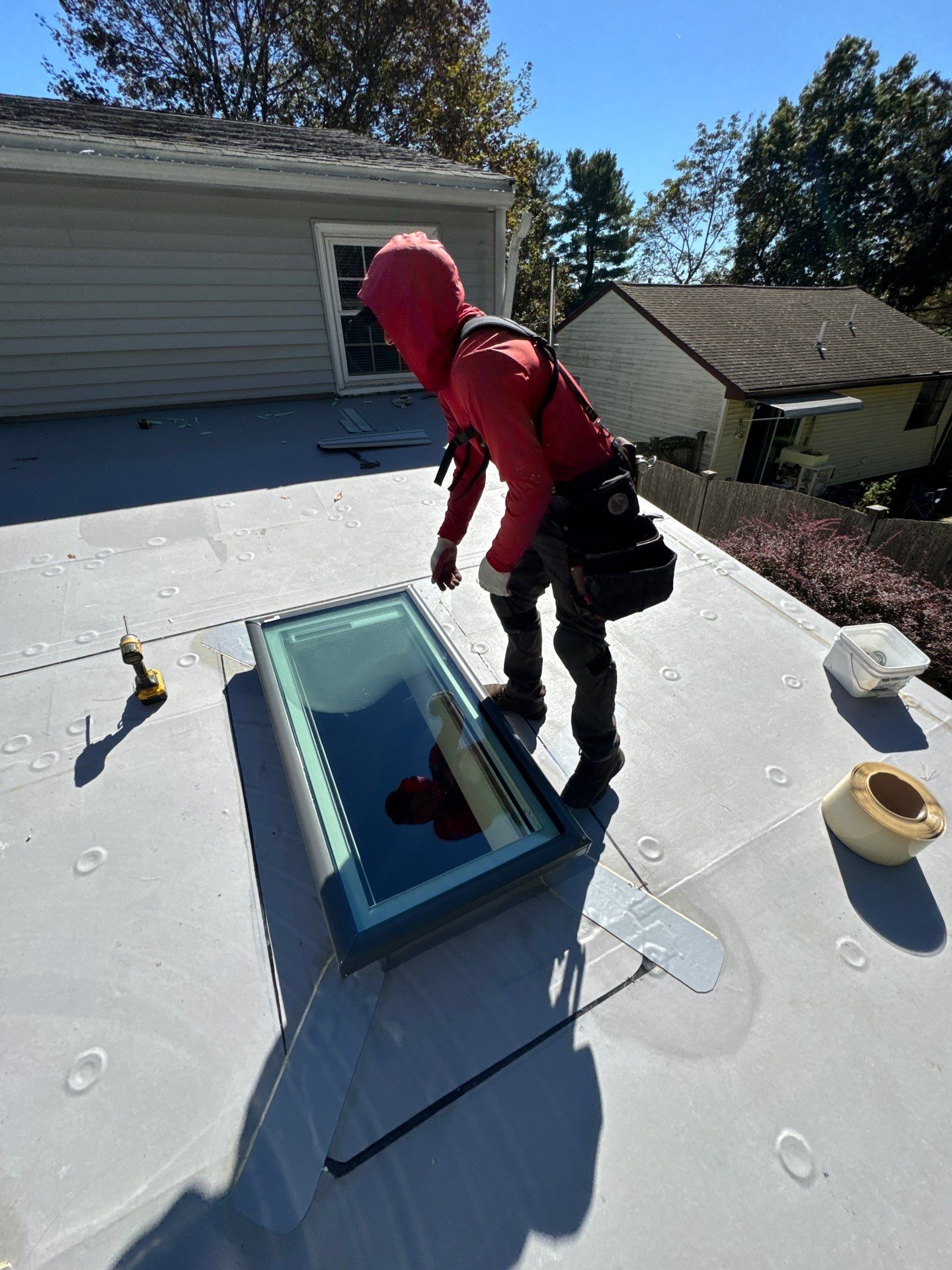 EPDM Roof & Vinyl Siding Replacement – Billerica, MA by Mighty Dog Roofing of Greater Middlesex County