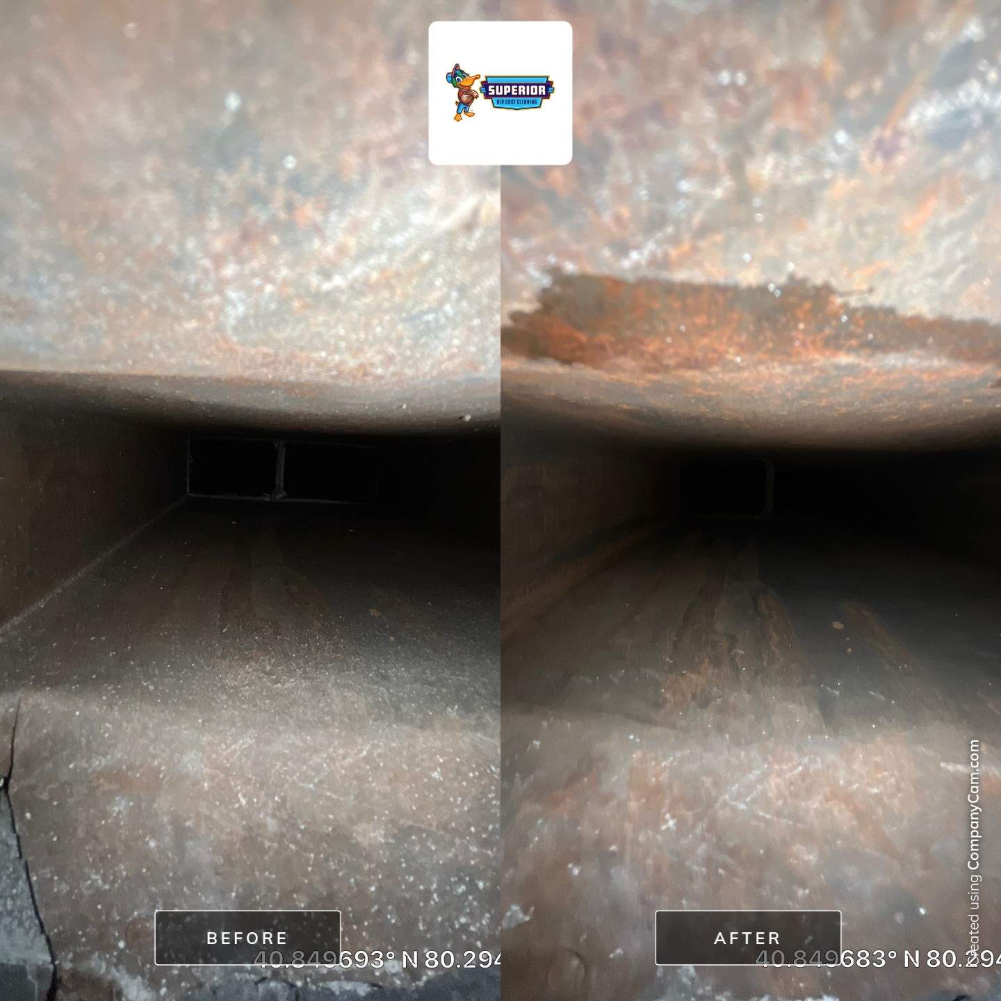 Air Duct Cleaning With a Vacuum Truck in Ellwood City, PA by Superior Air Duct Cleaning