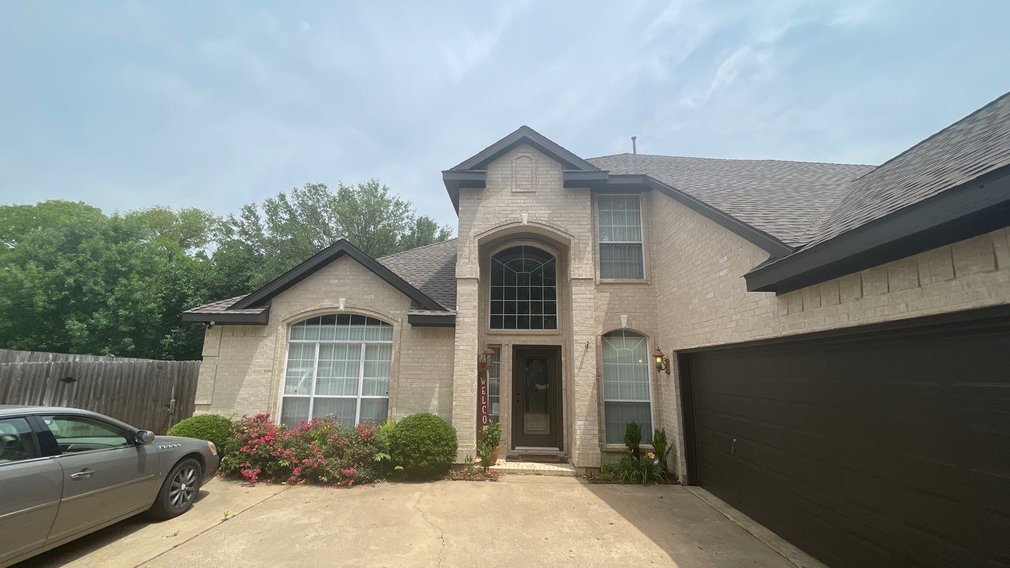 Full Exterior Remodel (Roofing, painting, Gutters) & Interior Damage Repair & Painting by First United Roofing & Construction