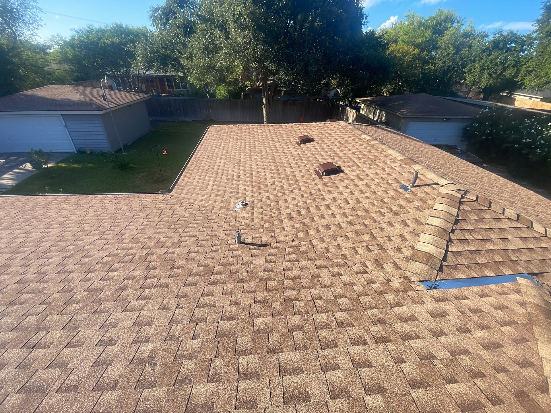 Residential Roofing Installation using GAF HDZ Shakewood by Lighthouse Roofing