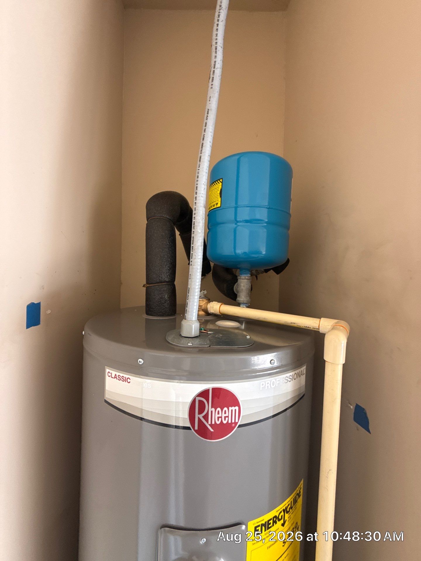 Electric Water Heater Installation and Expansion Tank Upgrade in College Station by 4L Contracting LLC