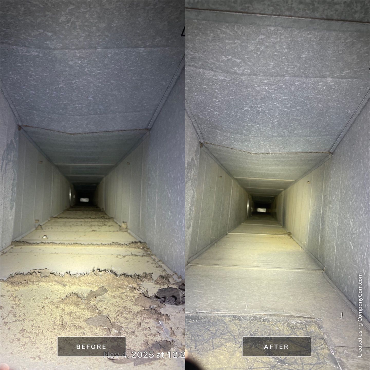 Project in Columbus by Voyager Air Duct Cleaning