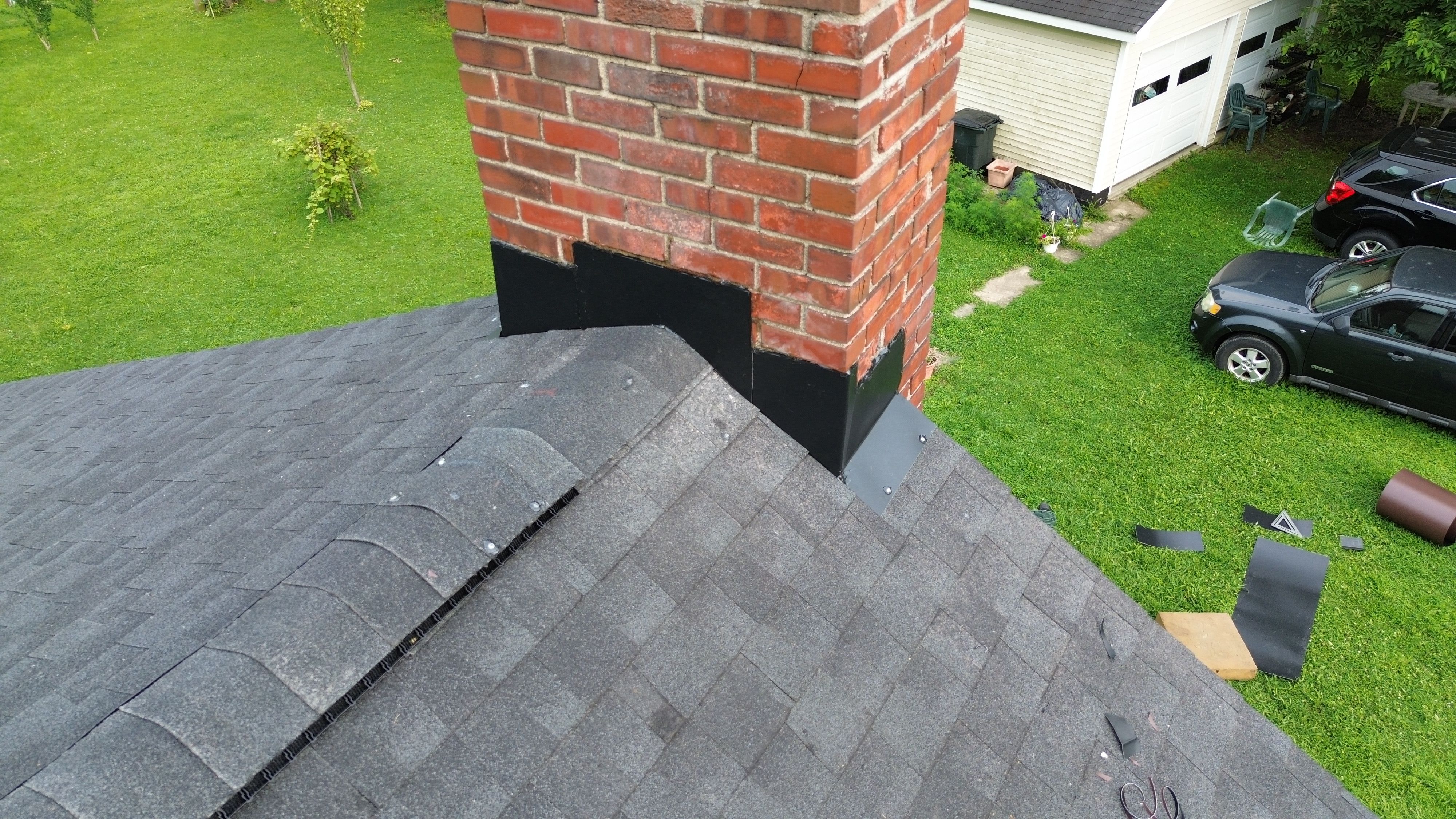 Project in Crawfordsville by Moss Roofing