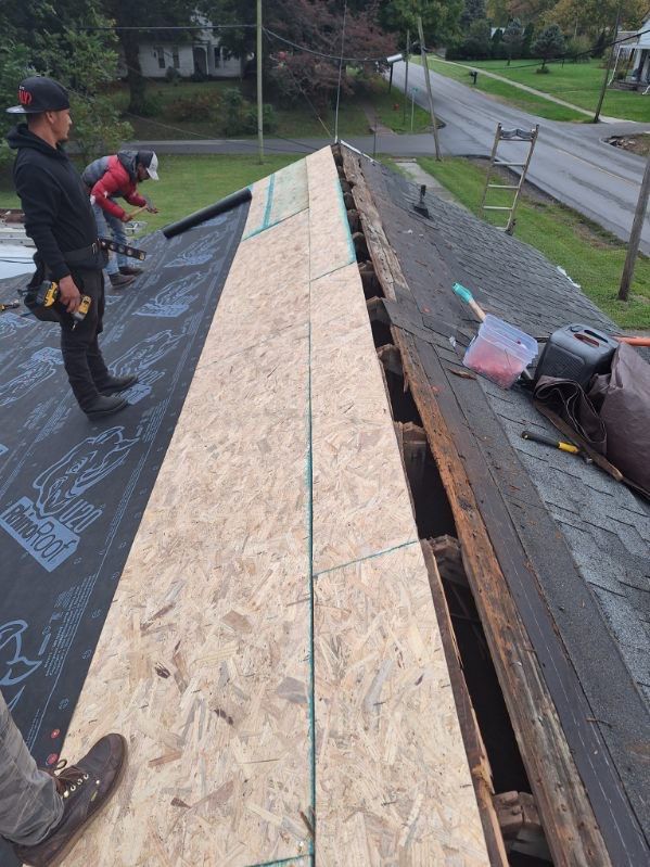 Residential Roofing Installation using Titan Thunderstorm Gray by Storm Contracting 