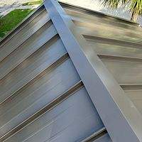 24ga 1.5" Mechanical Seam Medium Bronze by Total Roofing System The Metal Roof Experts