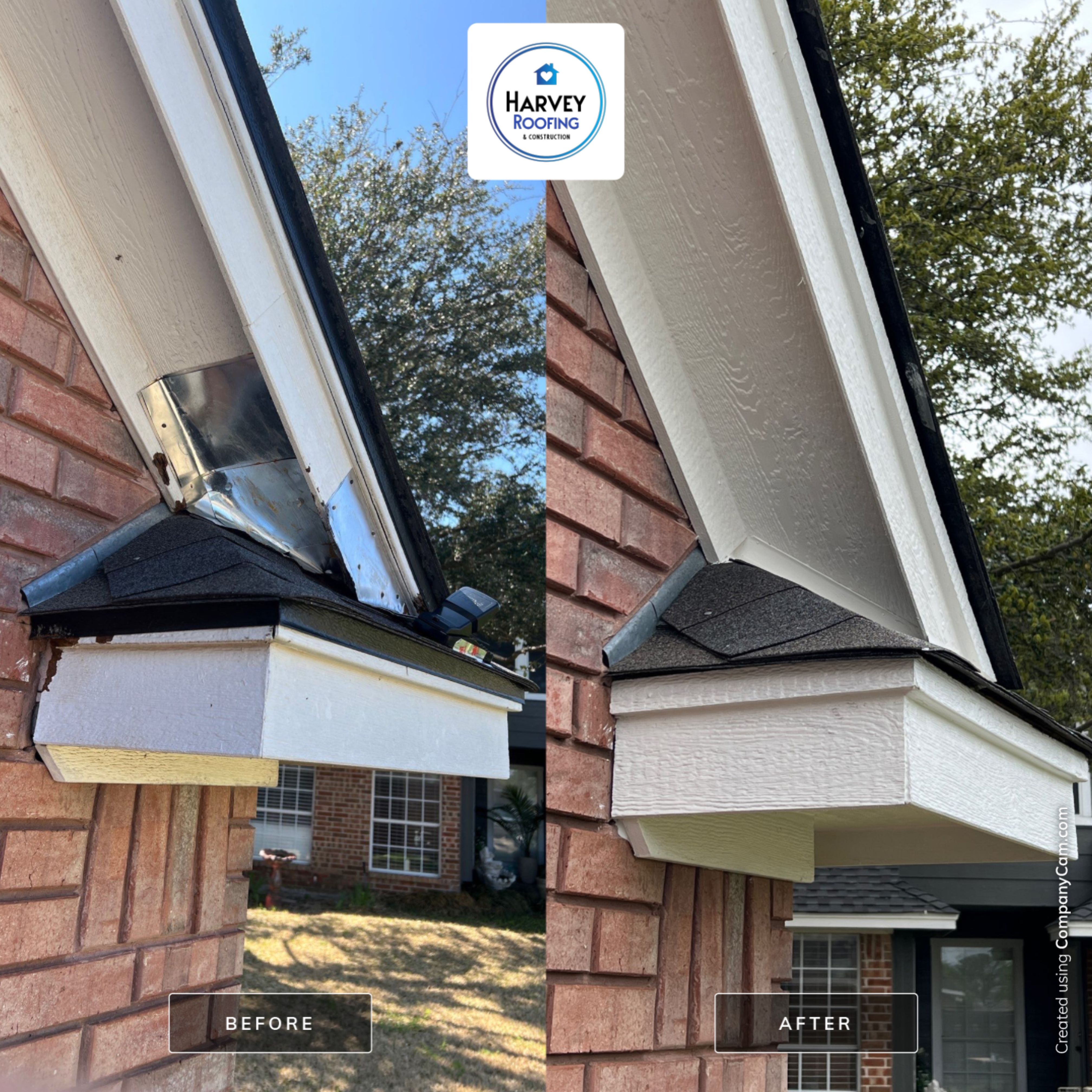 Exterior Repair using Various Exterior Products by Harvey Roofing & Construction