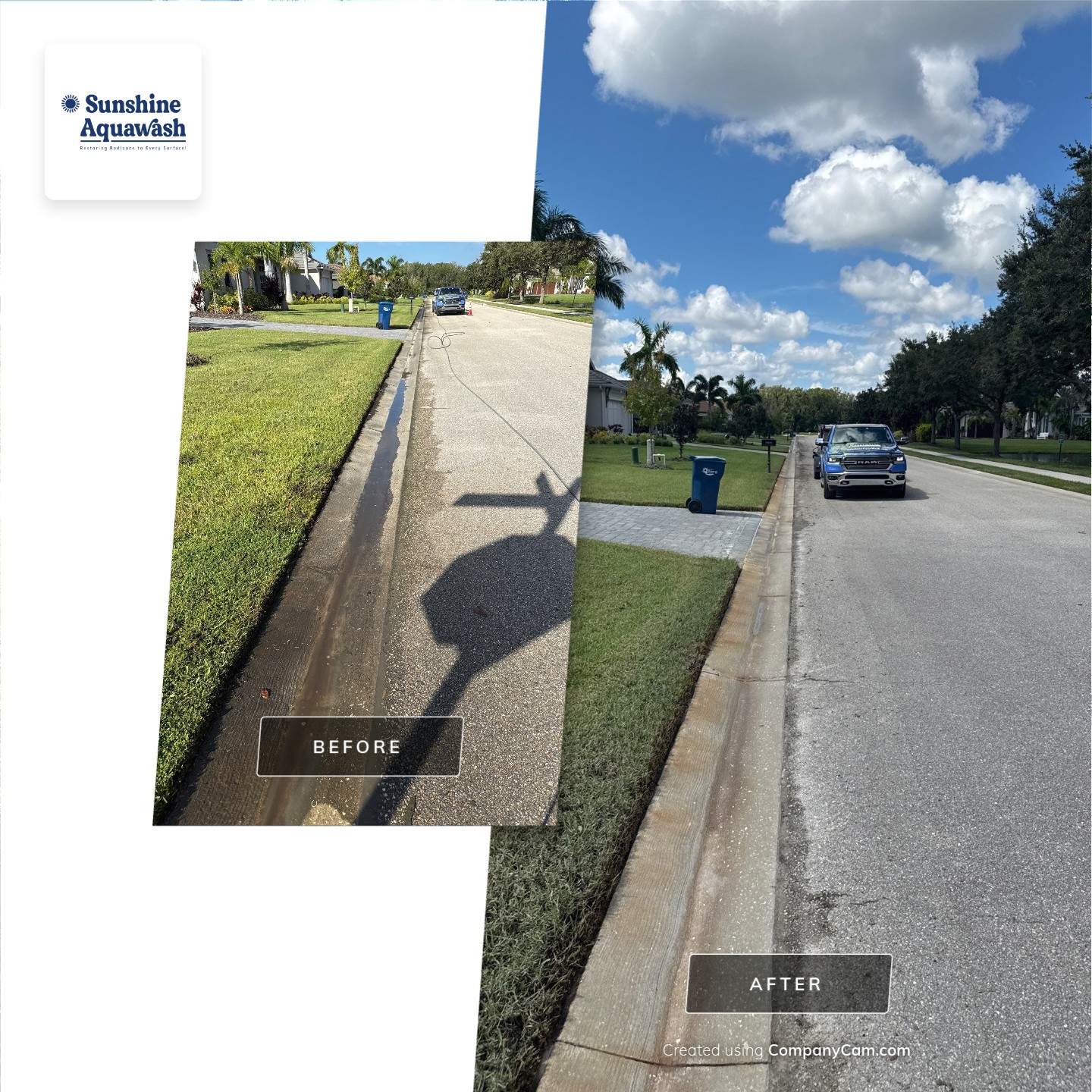 HOA Community Cleaning in Winding River, Bradenton, FL by Sunshine AquaWash