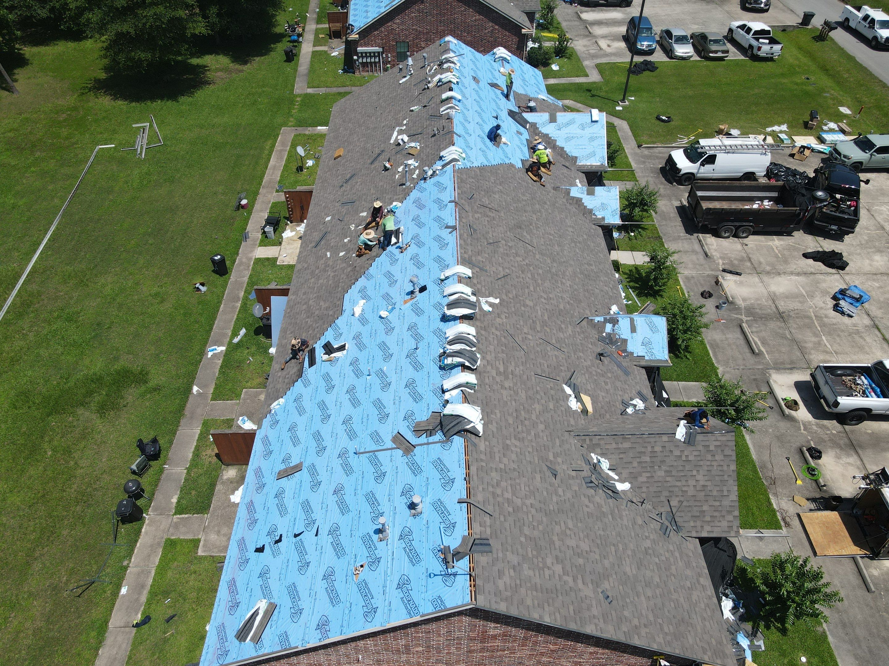 Commercial Roofing Installation using Malarkey Vista Impact Resistant by Roof Concepts Construction