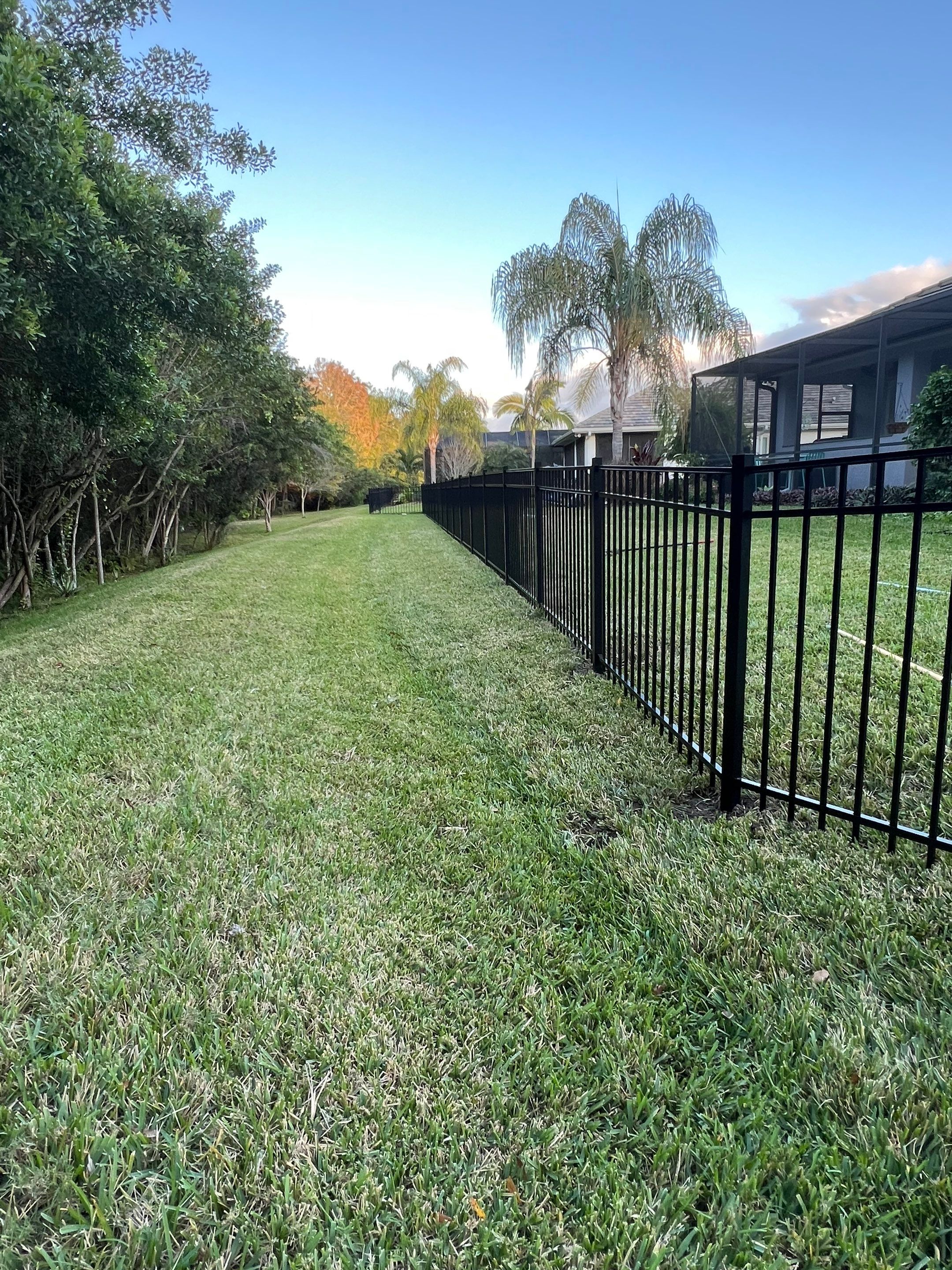 Bradenton, FL  4ft. Tall 3-rail Black Aluminum Fence  by Asap fence and gates, LLC